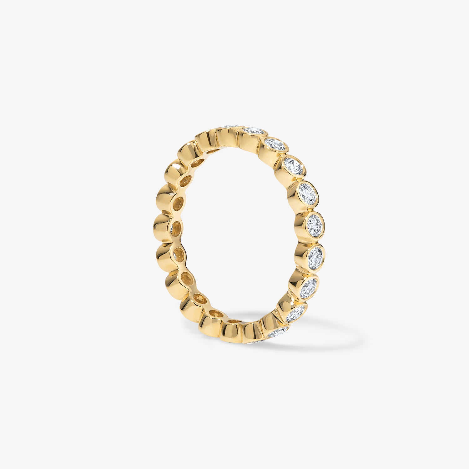 Margot Bezel Set Round Diamond Eternity Band