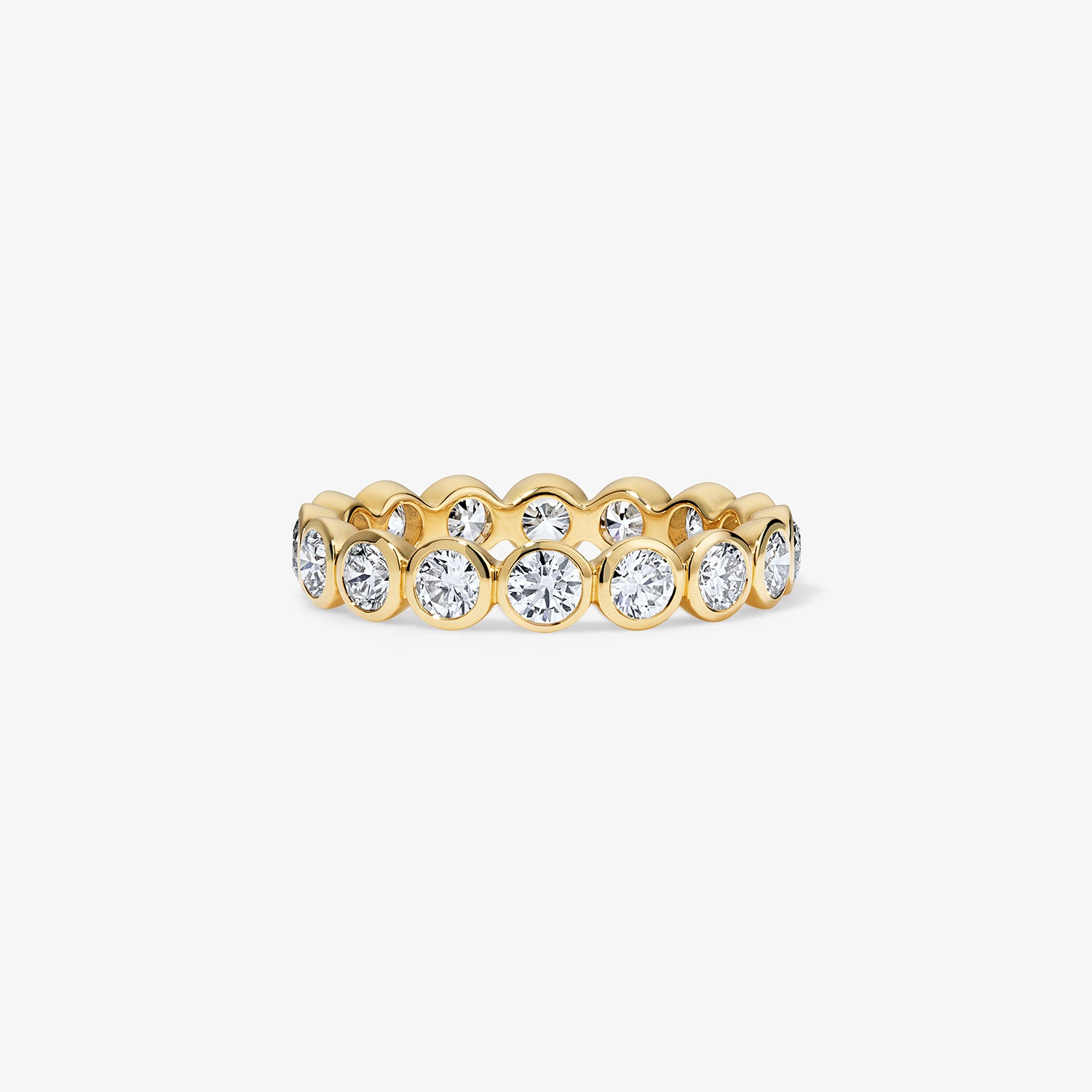 Margot Bezel Set Round Diamond Eternity Band