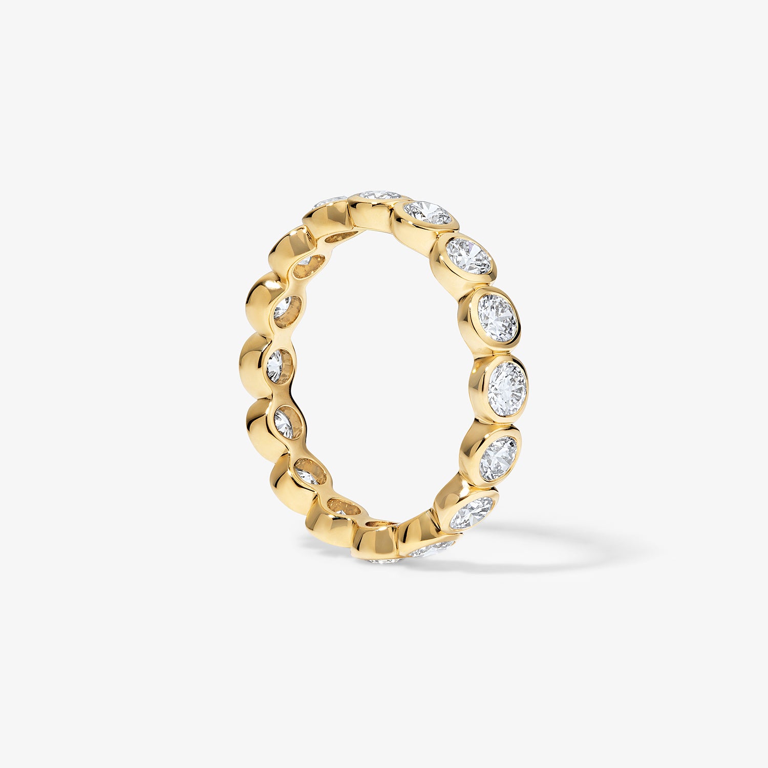 Margot Bezel Set Round Diamond Eternity Band