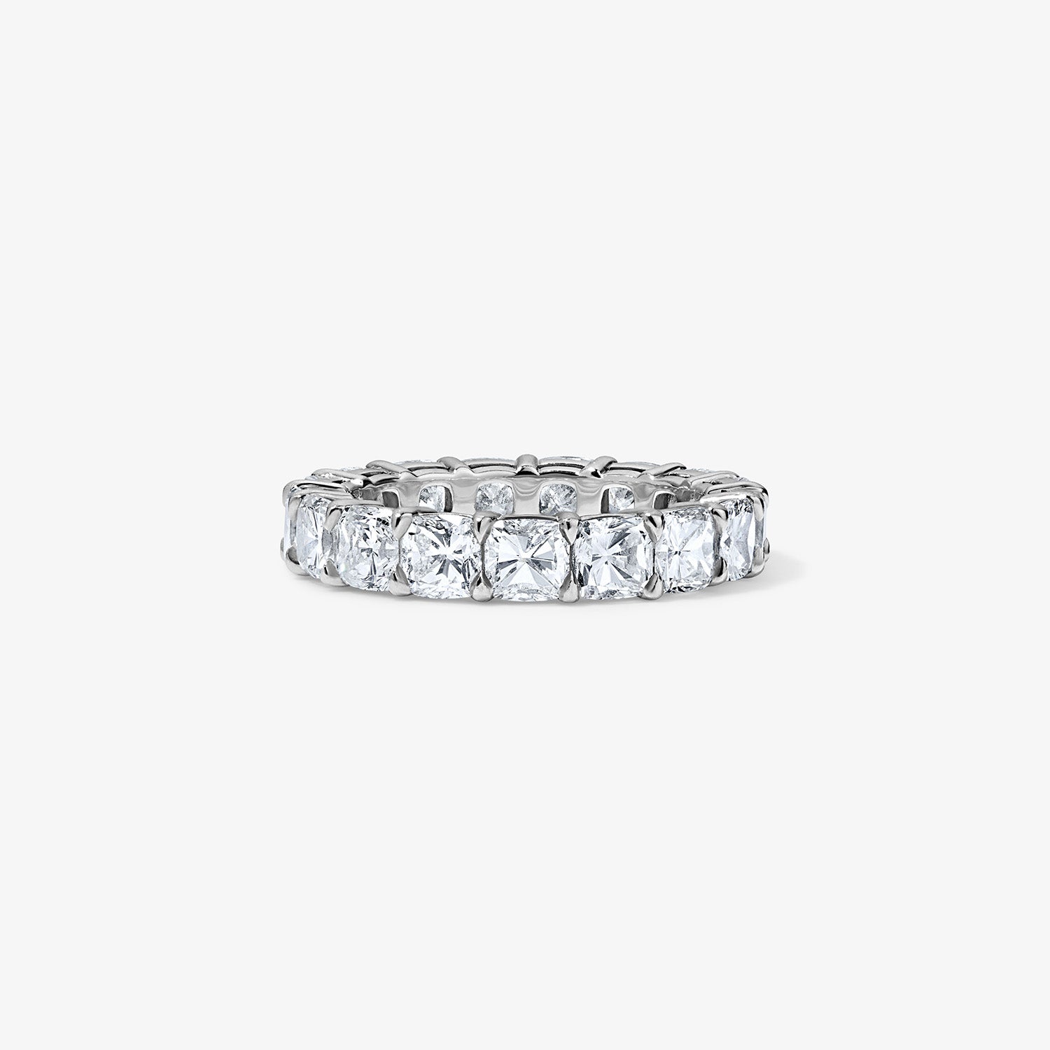 Signature Square Cushion Cut Eternity Band