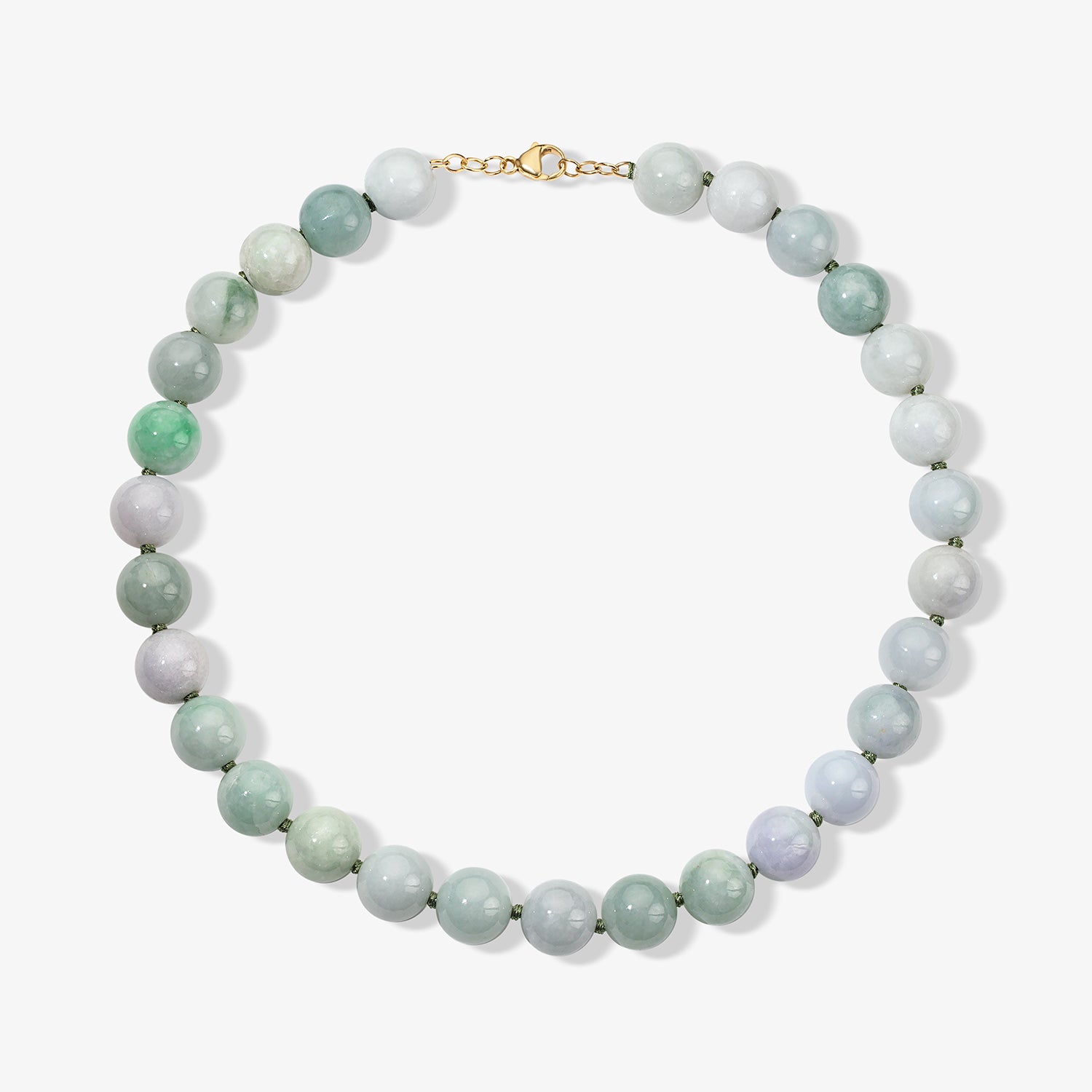 Kendall Large Jadeite Beaded Necklace