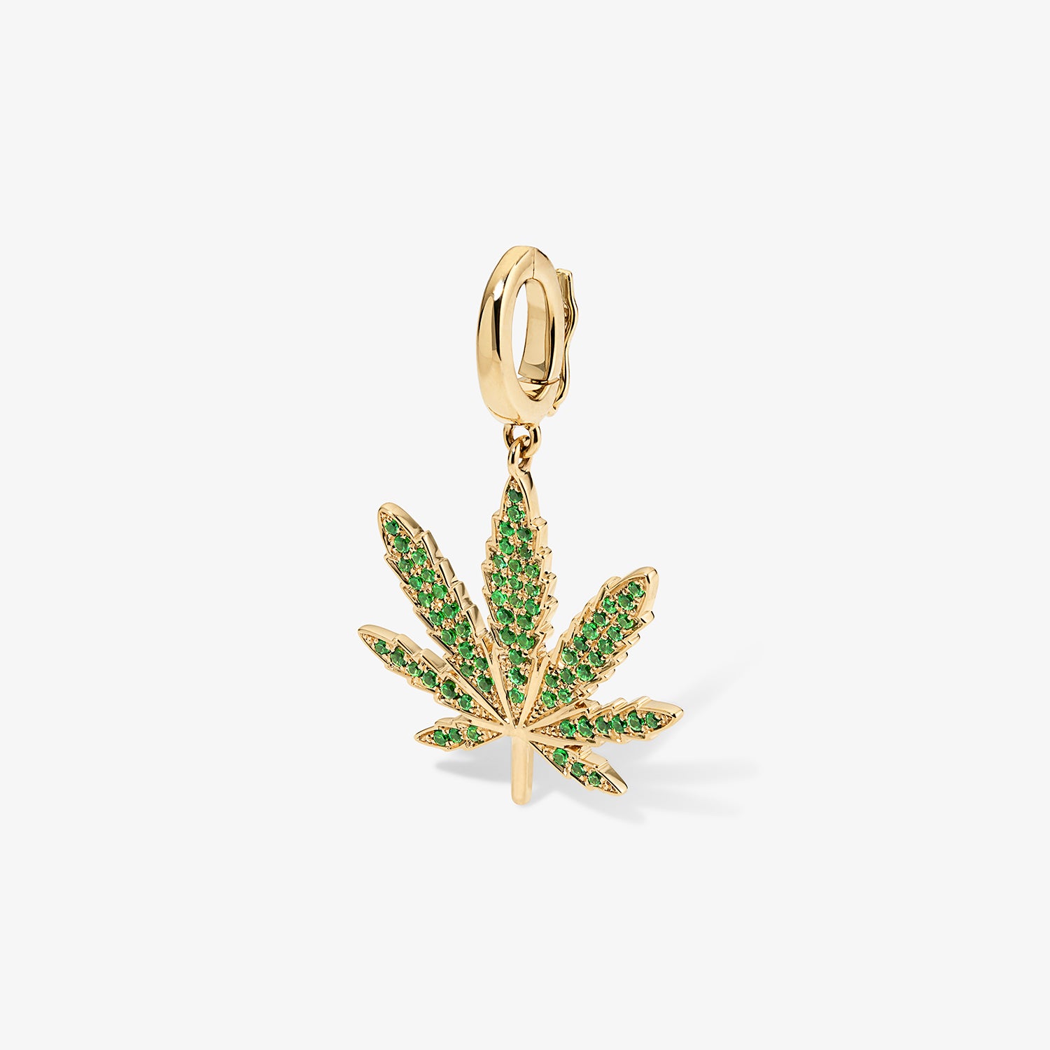 Large Token Marijuana Charm