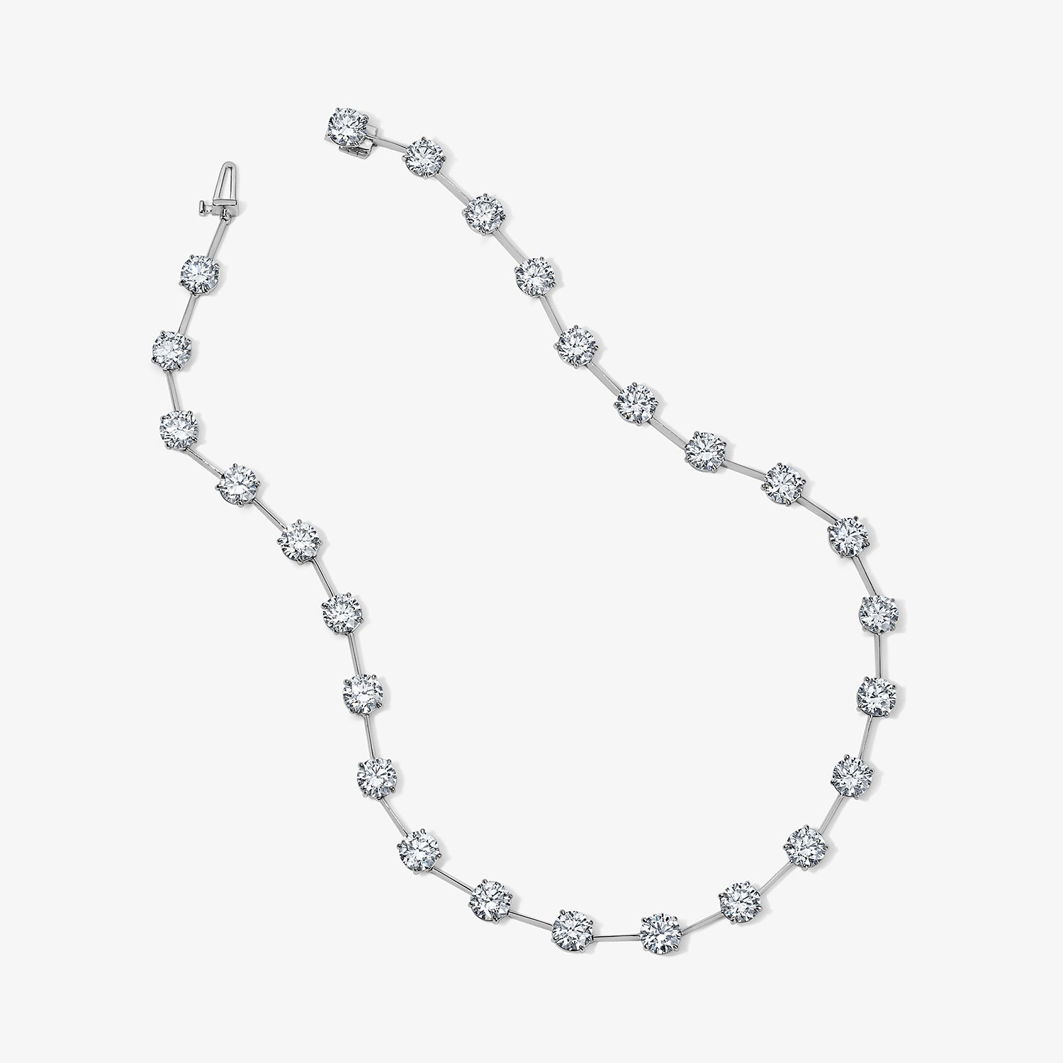 32 Carat Round Station Necklace