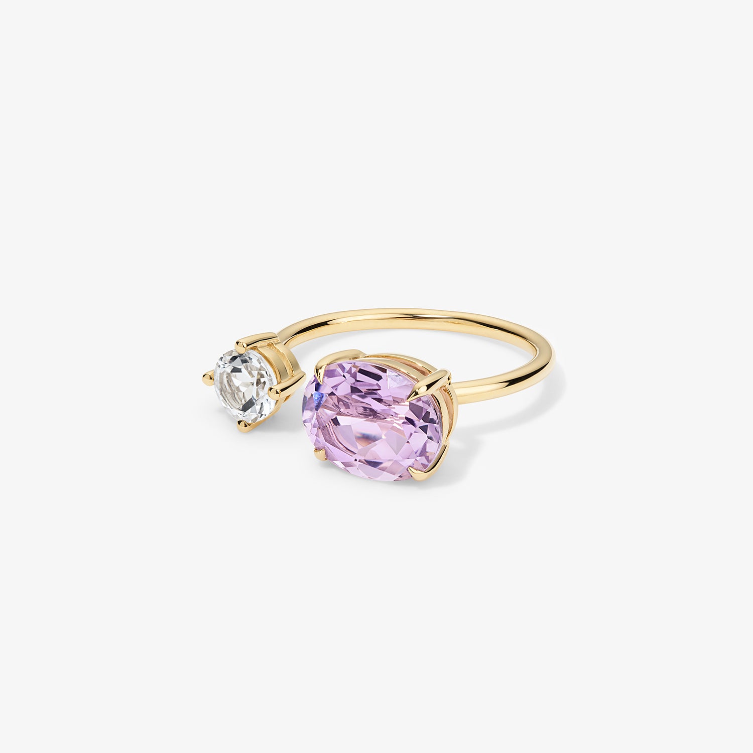 Candy Confetti Open Rose de France Ring