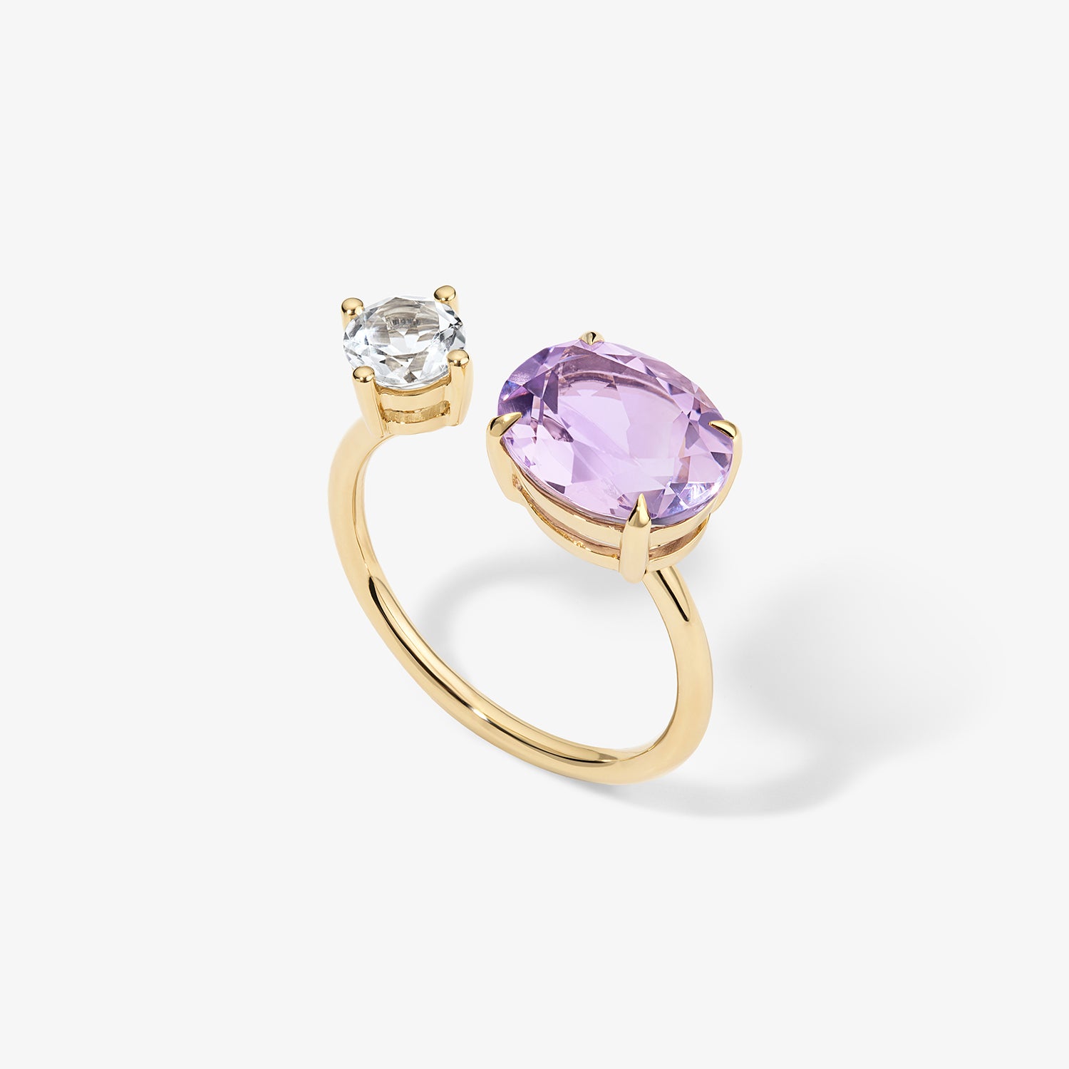 Candy Confetti Open Rose de France Ring