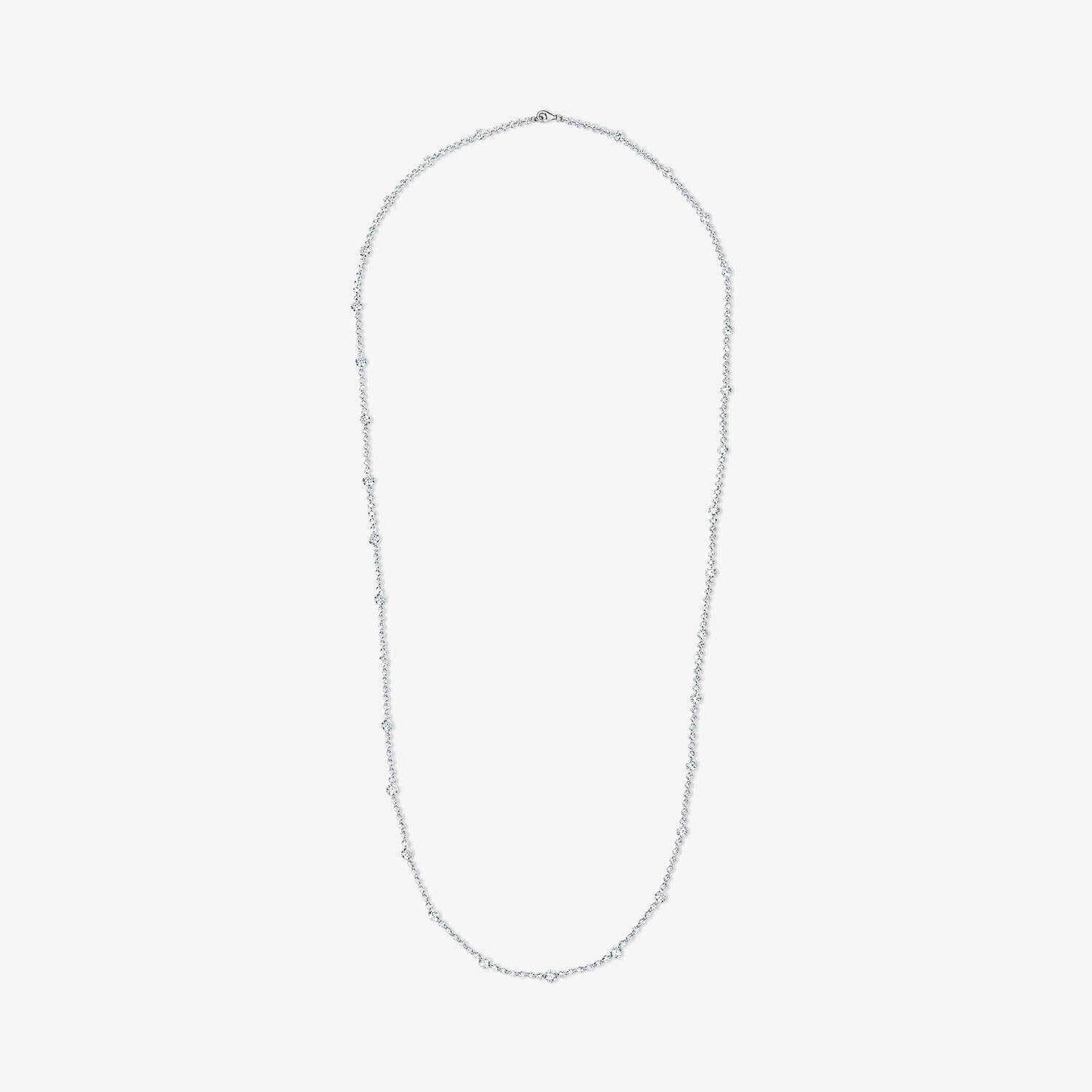 Lola Lab Grown Drilled Diamond Double Wrap Necklace