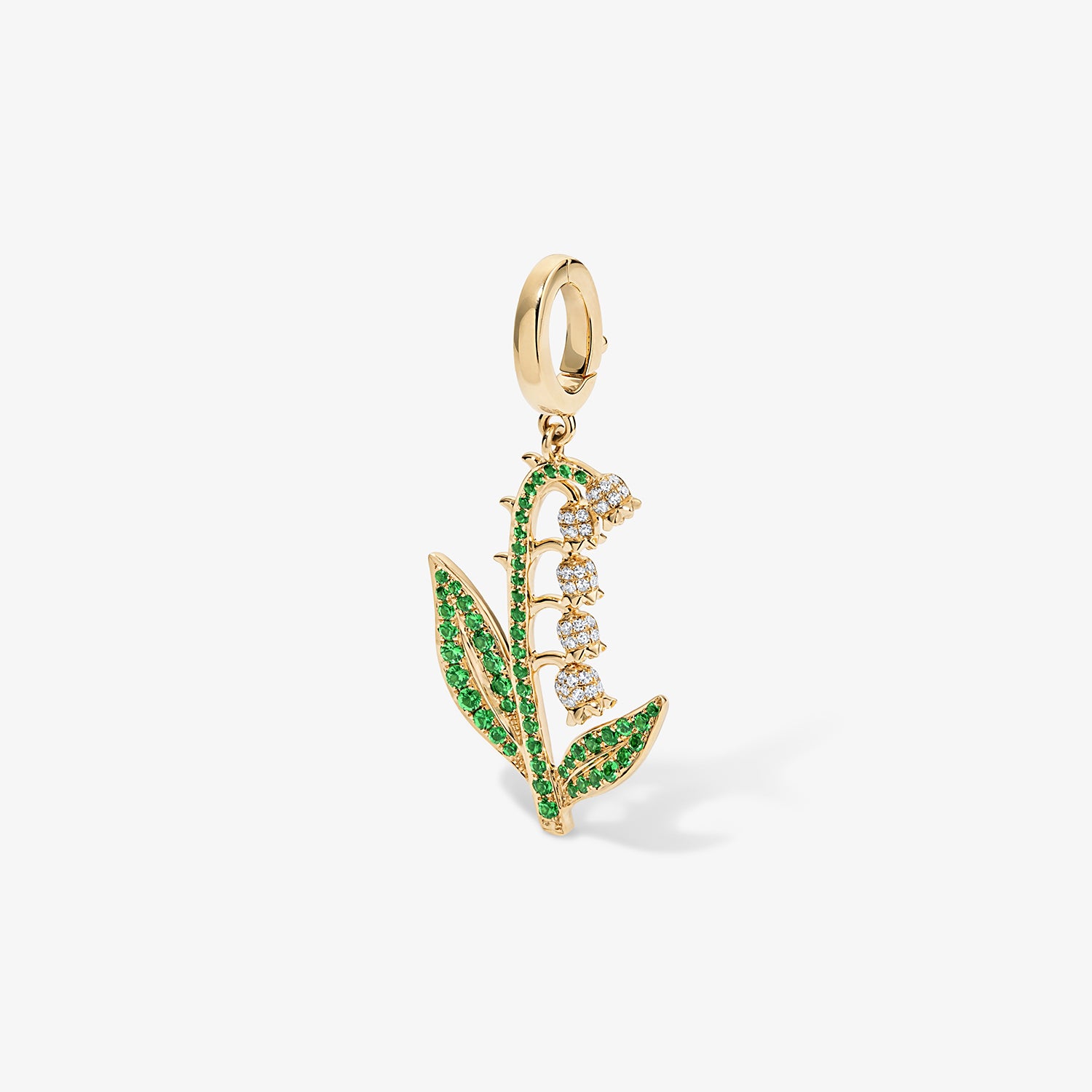 Large Token Lily of the Valley Birth Flower Charm