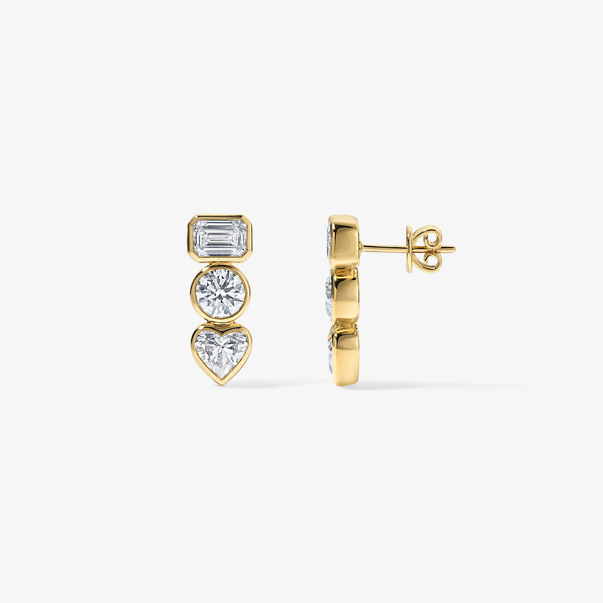 Coco Lab Diamond Mixed Shape Studs