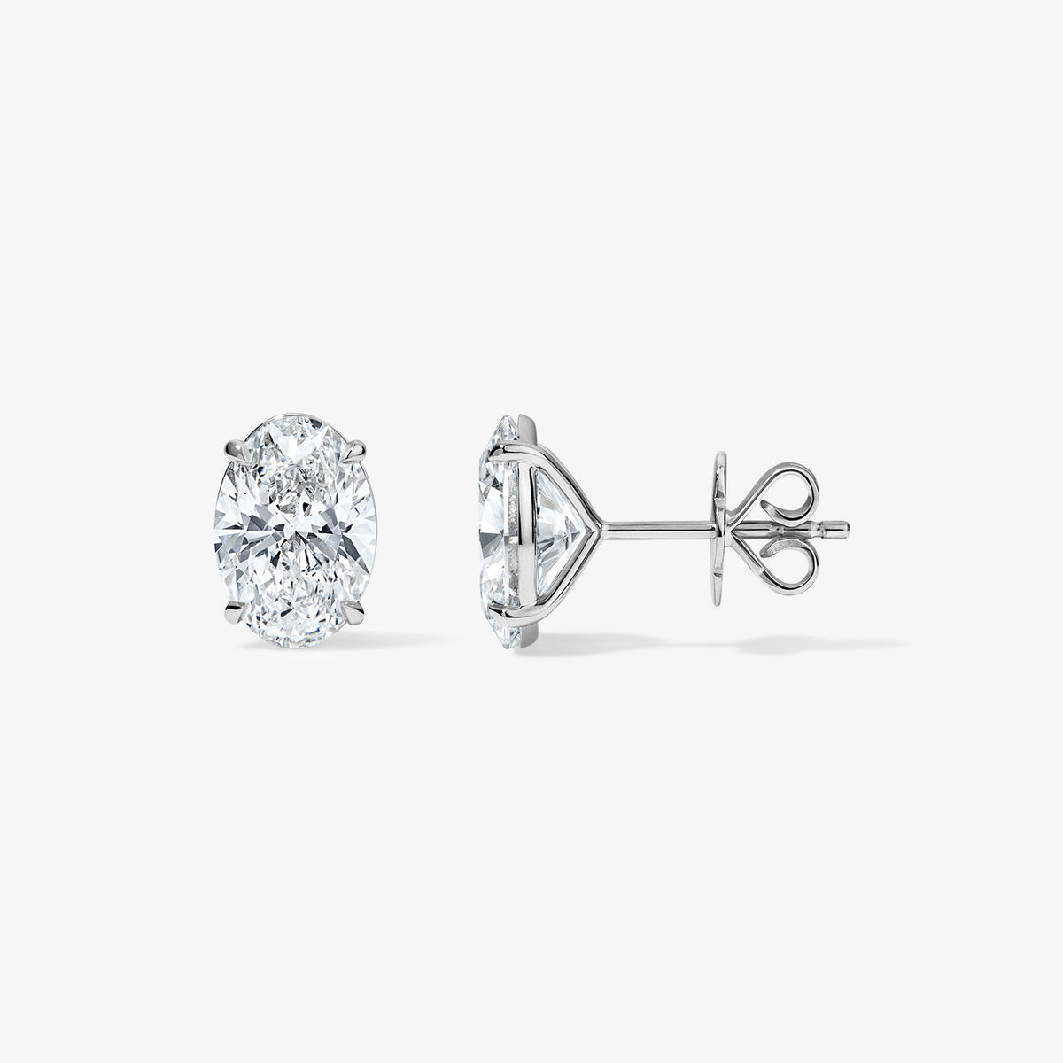 Lab Grown Diamond Oval Studs