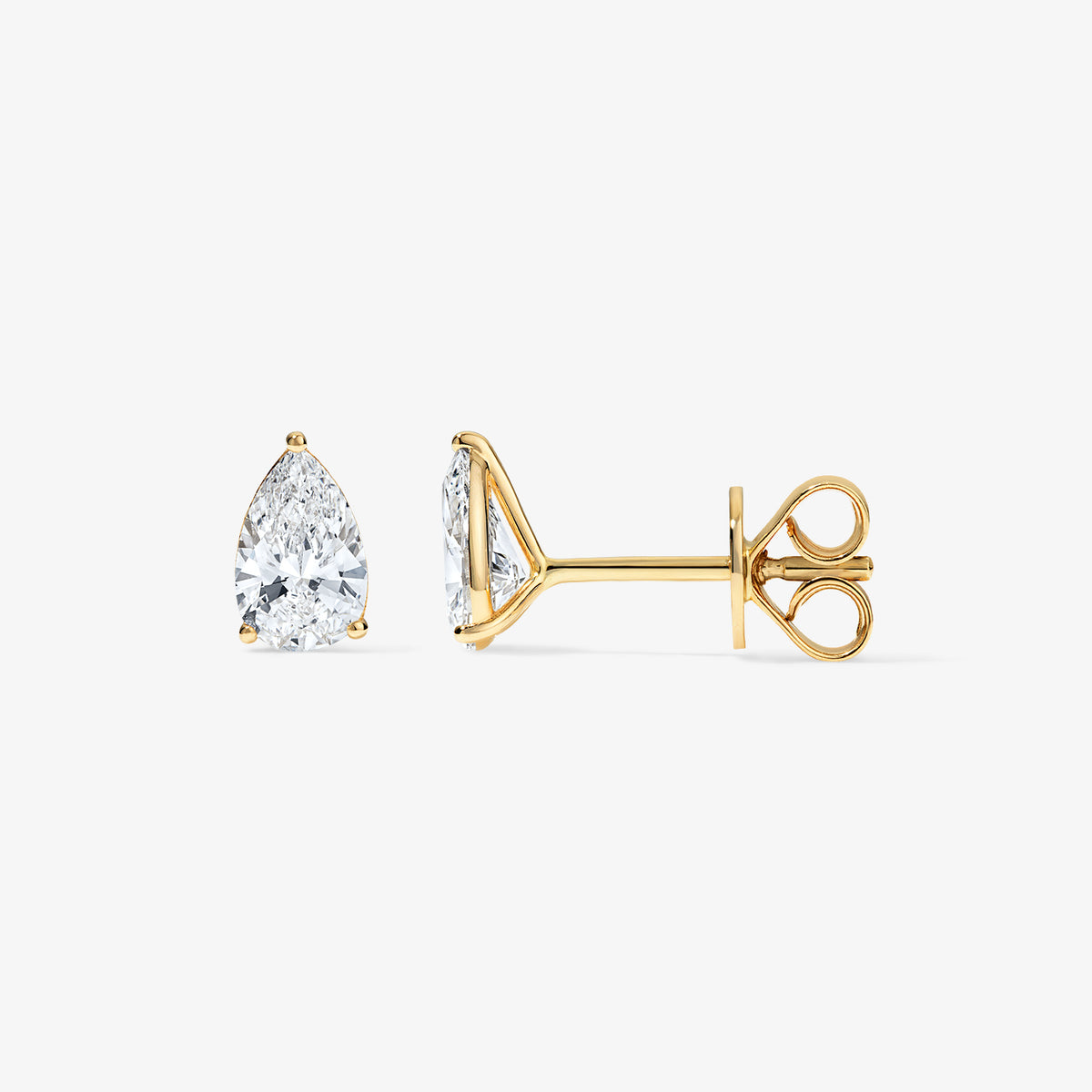 Lab Grown Diamond Pear Studs