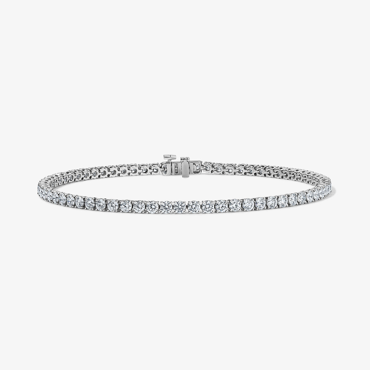 Lab Grown Diamond Round Tennis Bracelet 14K White Gold 5.00CT