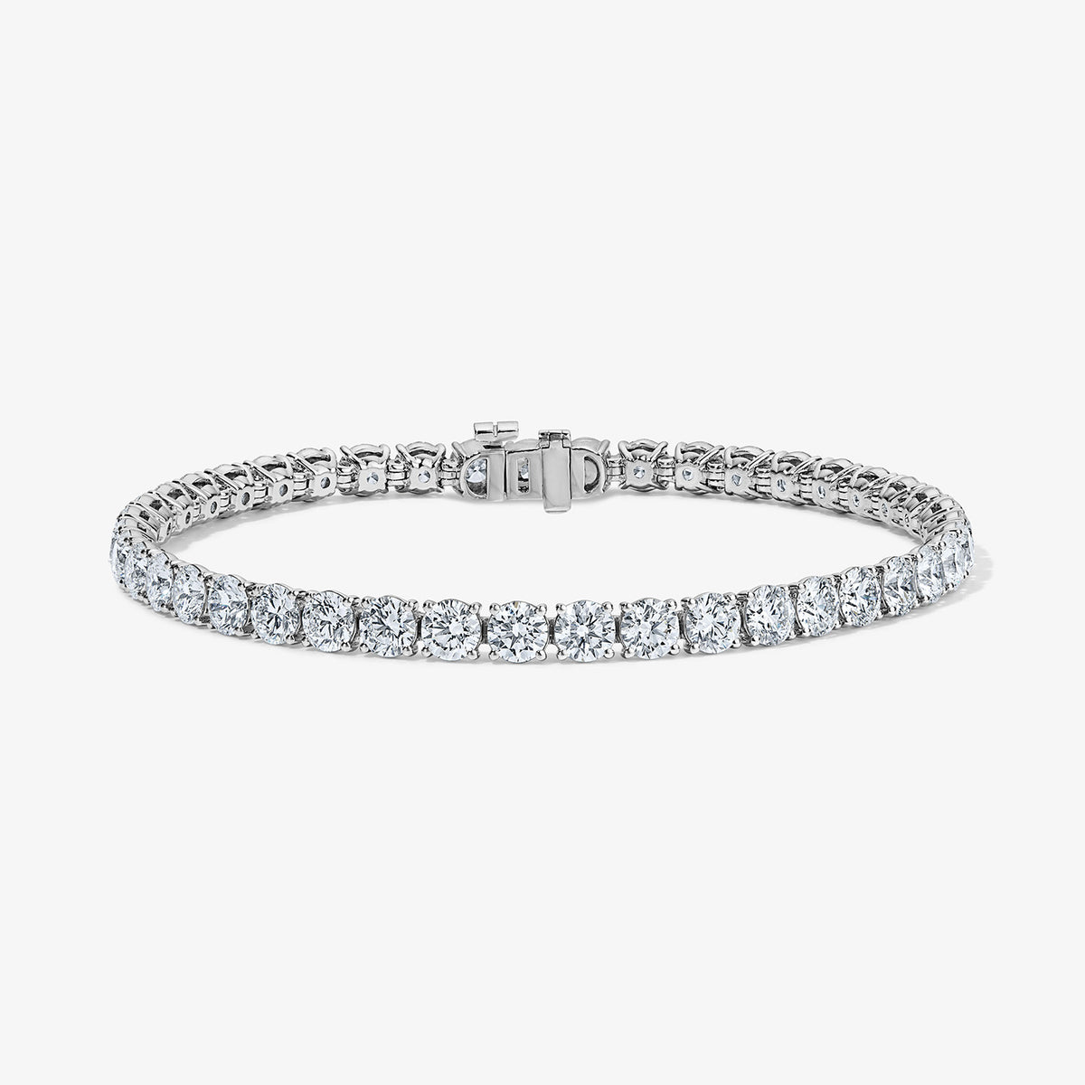Lab Grown Diamond Round Tennis Bracelet 14K White Gold 8.00CT