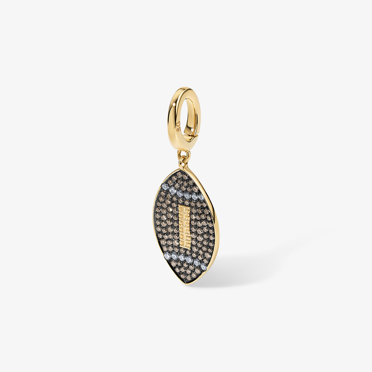 Large Token Football Charm