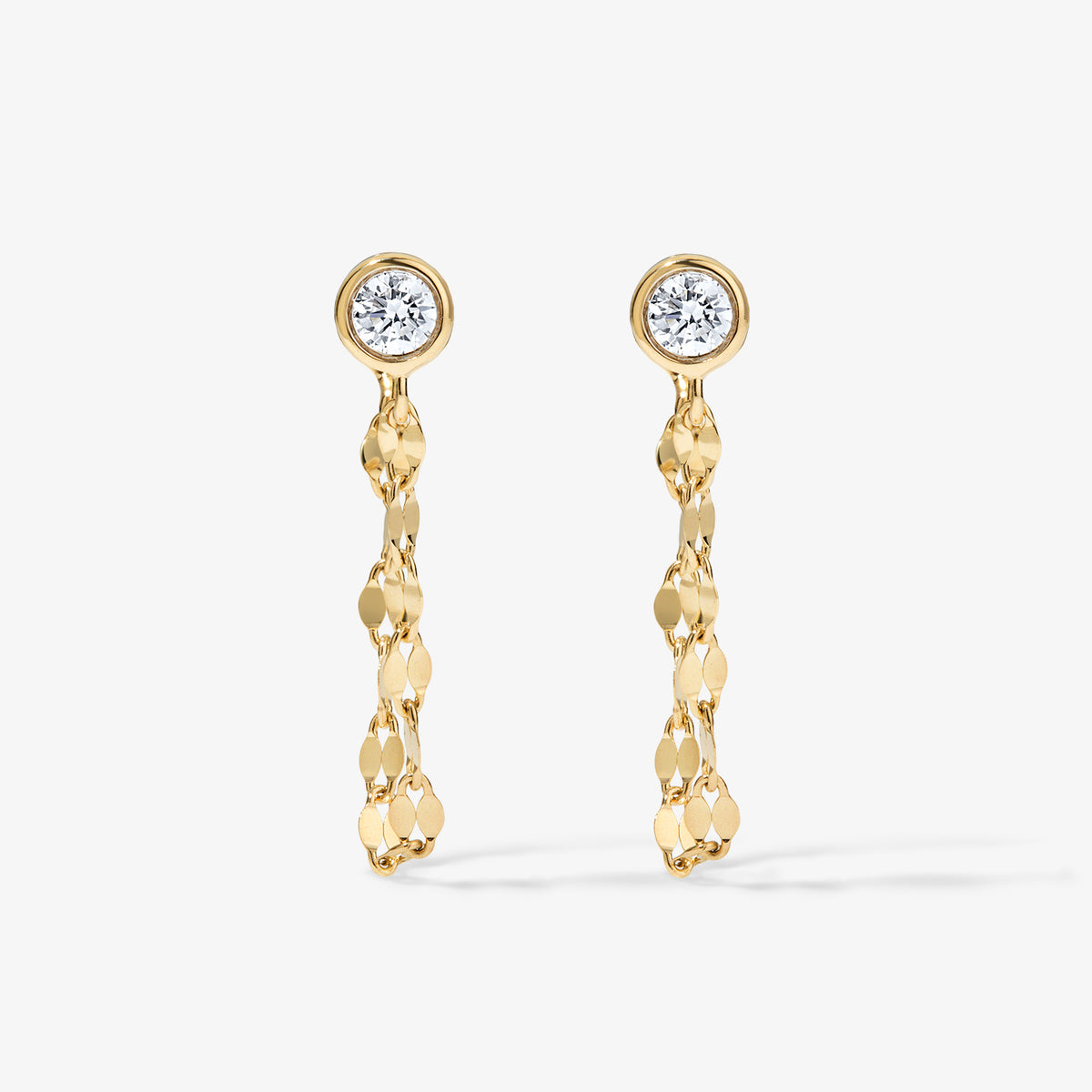 Olivia Diamond Chain Earrings