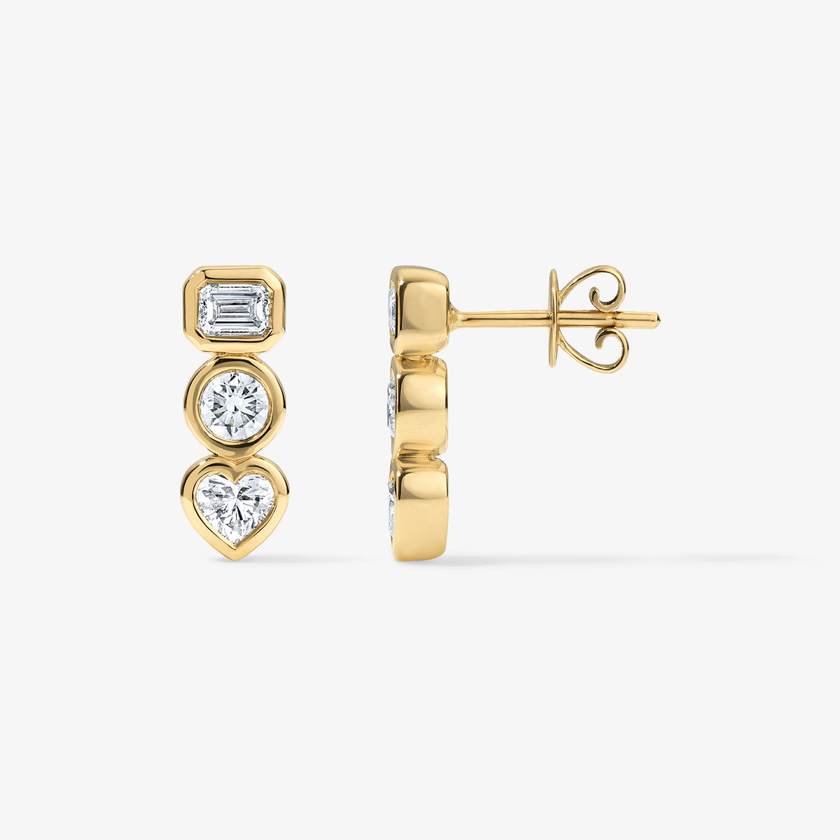 Coco Lab Diamond Mixed Shape Studs