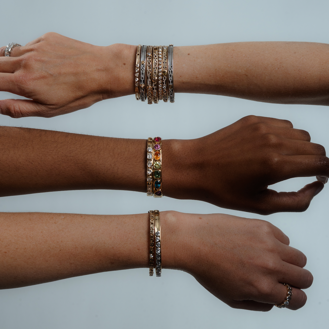 Petite Fancy Round Slider Bangle™