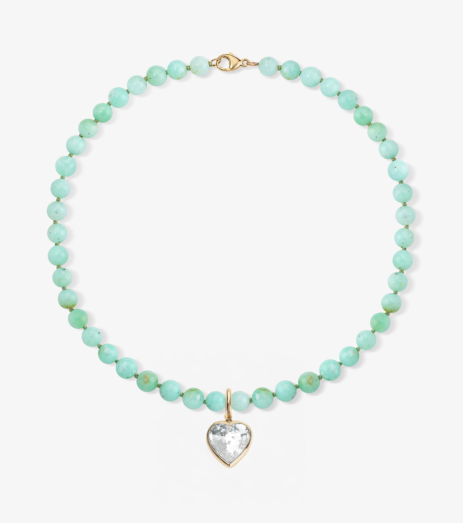 Kendall Chrysoprase Beaded Necklace
