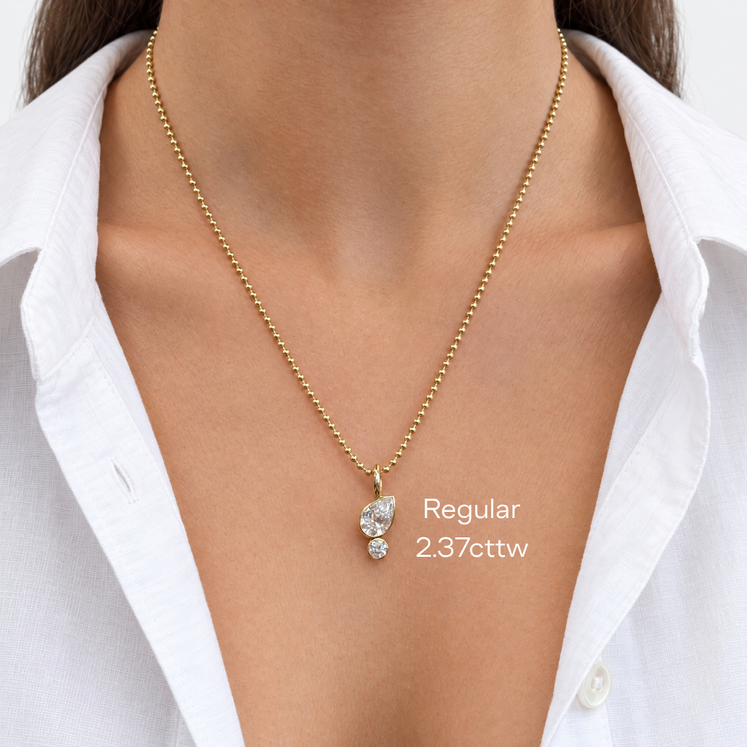 Coco Lab Diamond Pear Charm