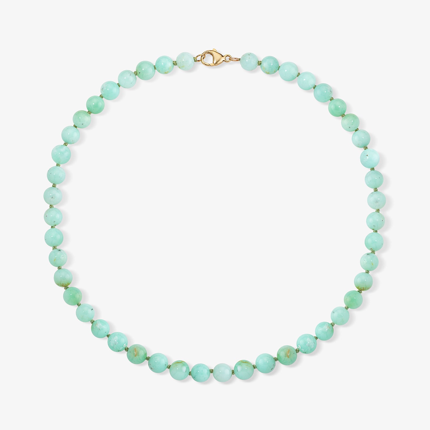 Kendall Chrysoprase Beaded Necklace