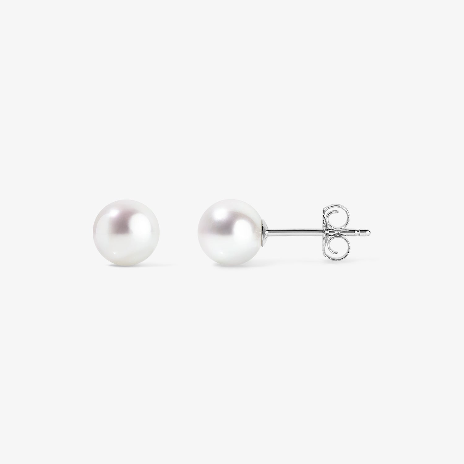 Audrey Akoya Pearl Stud Earrings