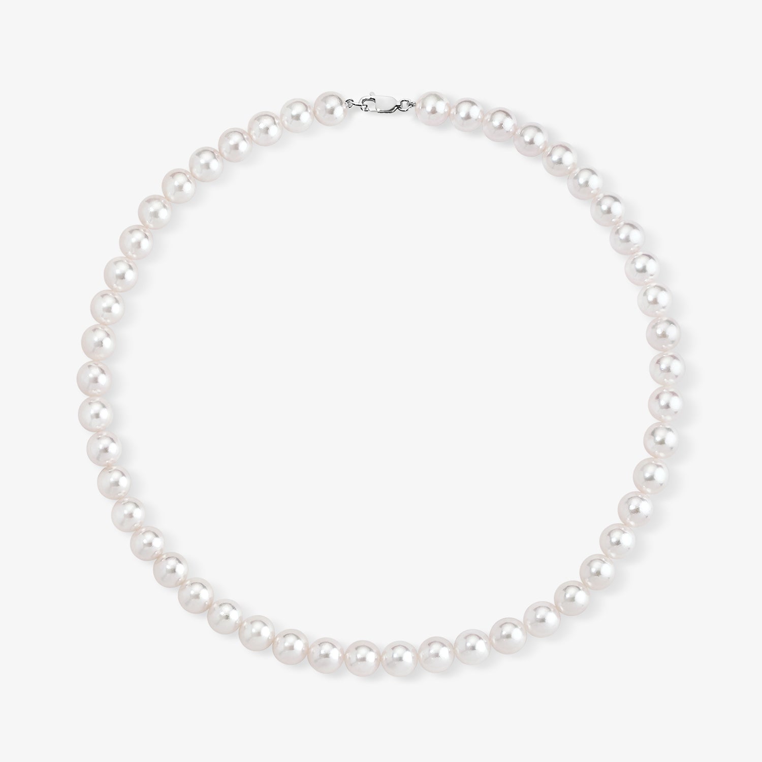 Audrey Akoya Pearl Strand Necklace