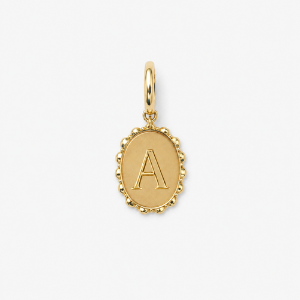 Vault Sale: Floral Initial Medallion "A"