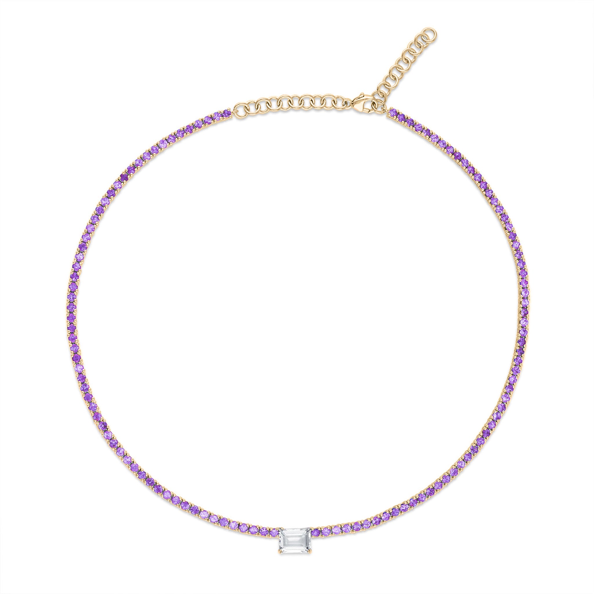 Amethyst Emerson Tennis Choker