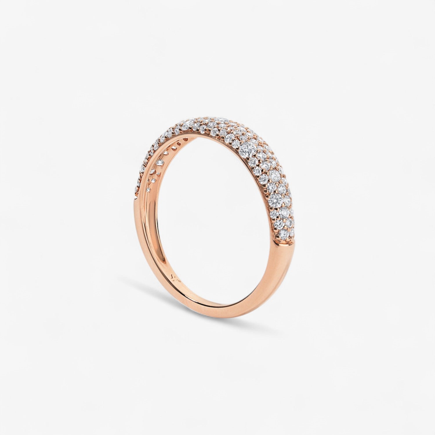 Madison Diamond Domed Stack Ring
