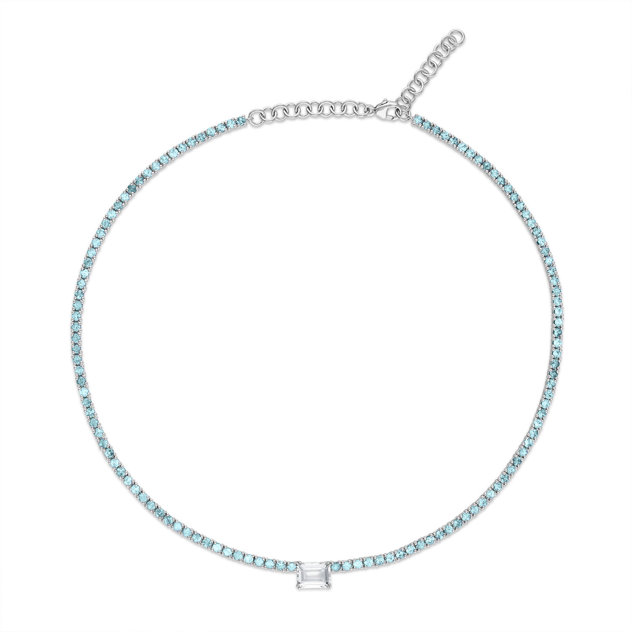 Aquamarine Emerson Tennis Choker