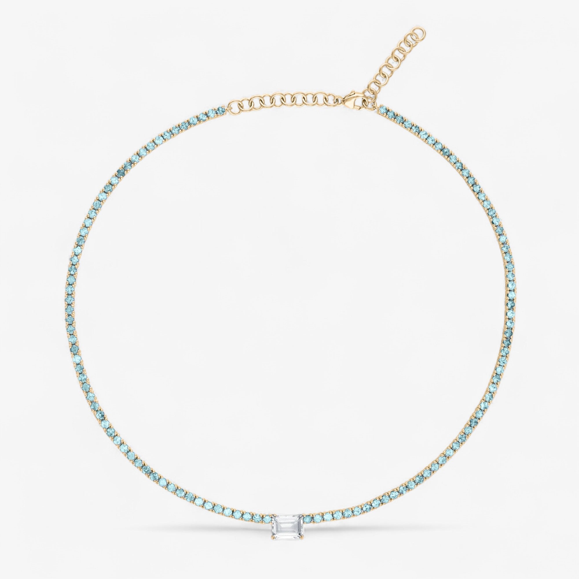 Aquamarine Emerson Tennis Choker