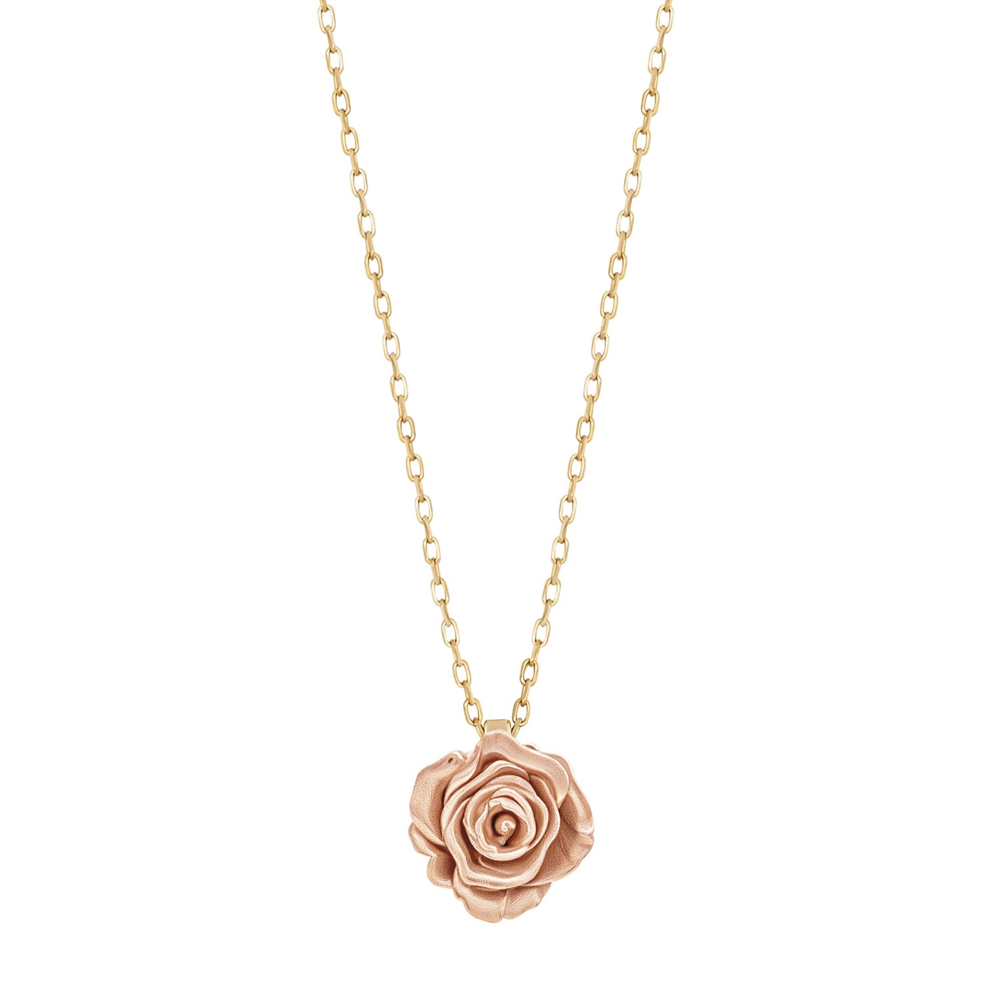 Maxi Rosa Single Charm Necklace
