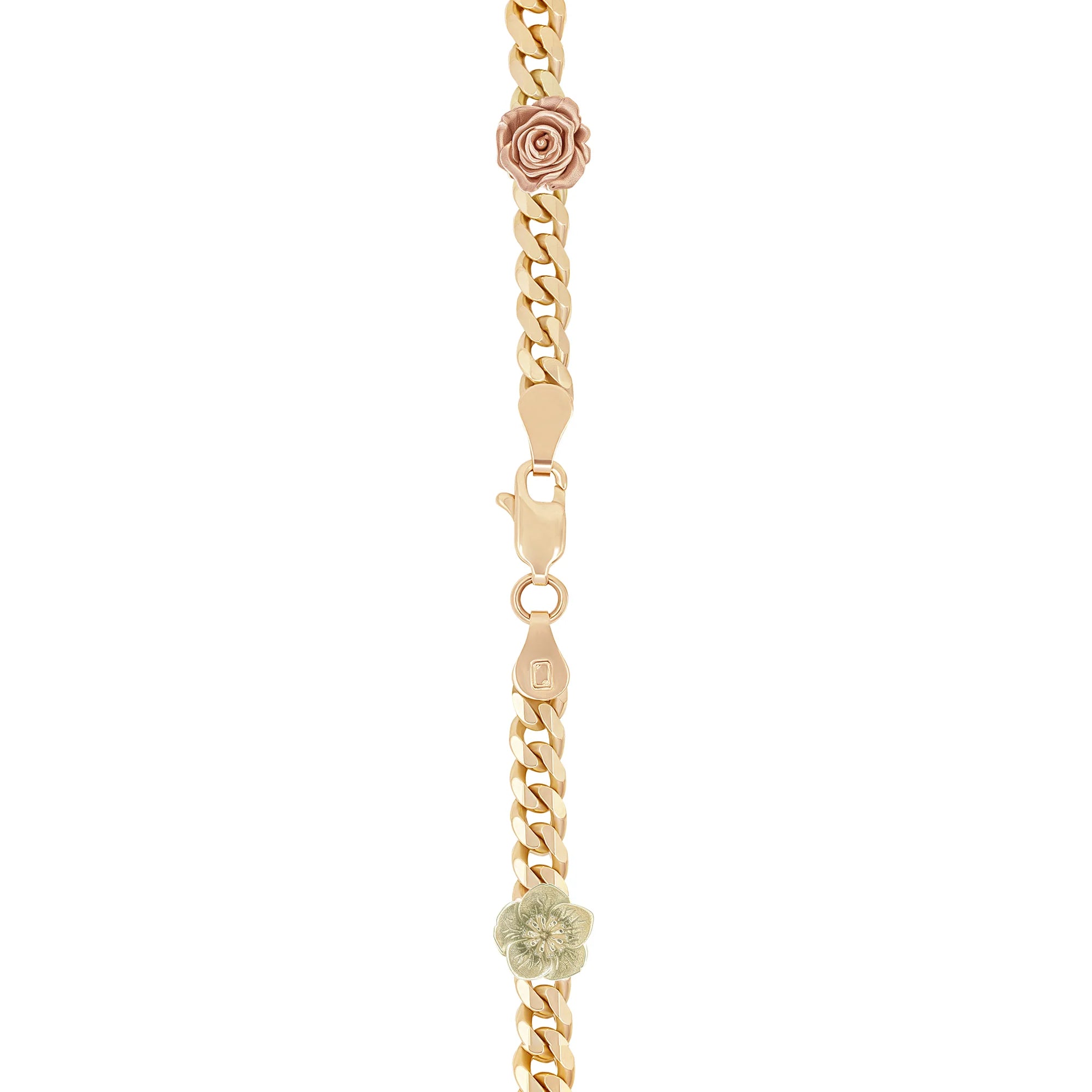 Flora Curb Chain Bracelet