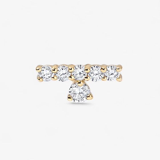 Astrid Diamond Bar Stud