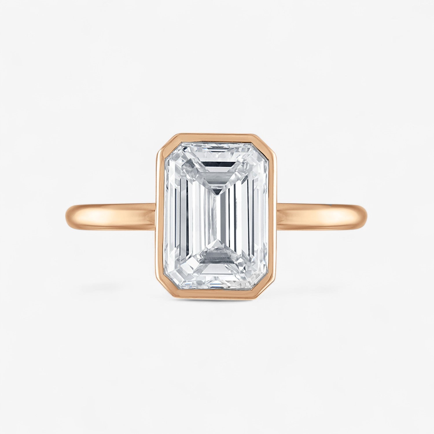 Bezel Engagement Ring