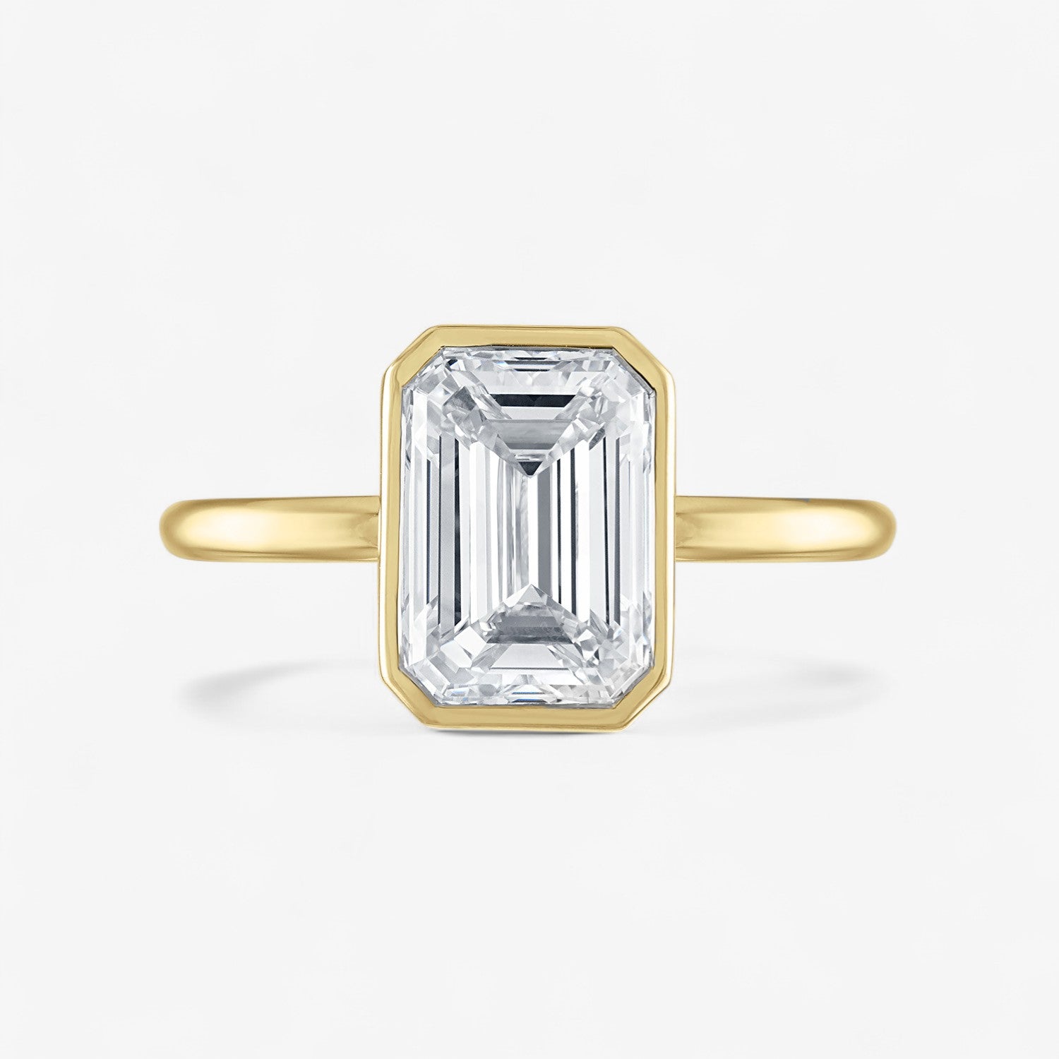 Bezel Engagement Ring