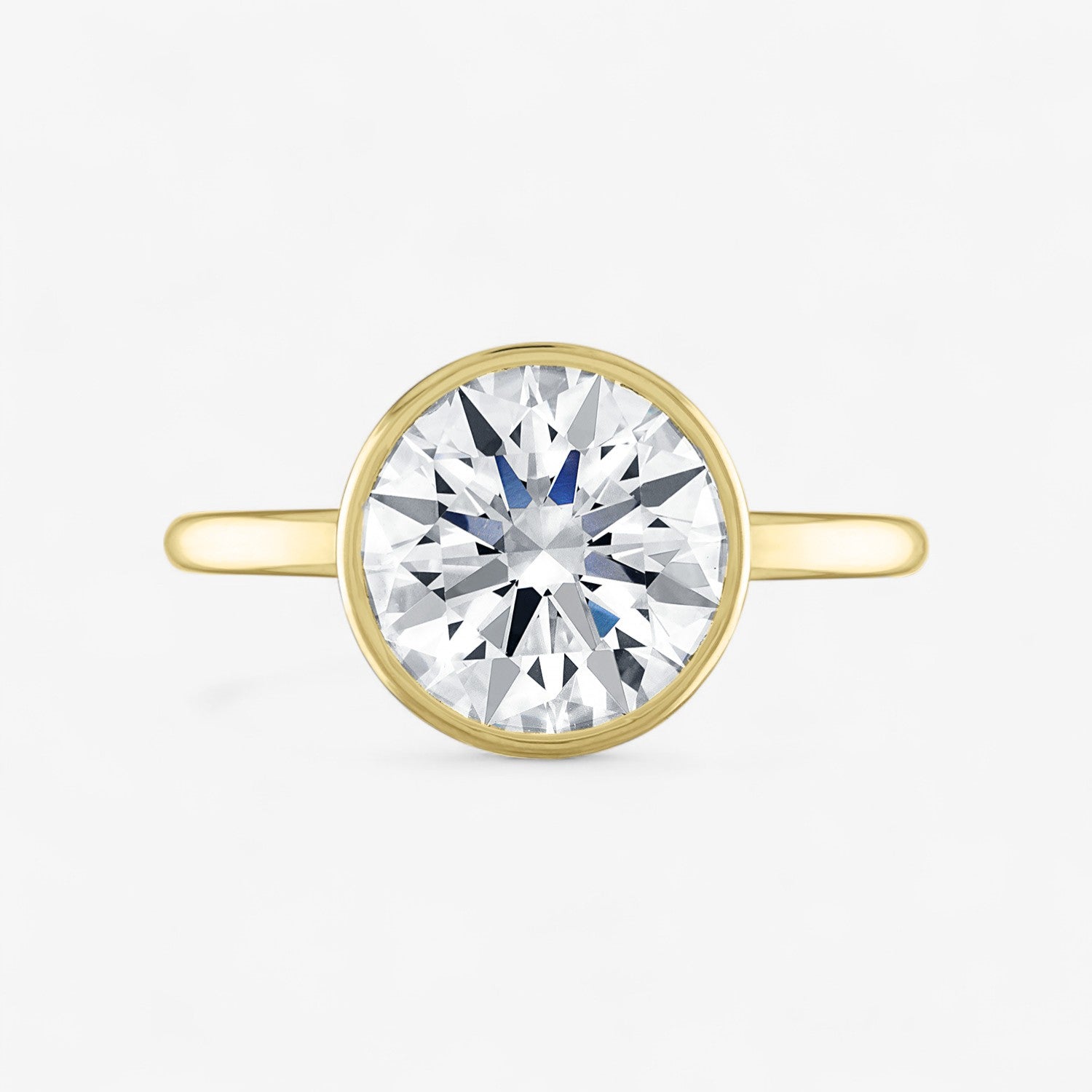 Bezel Engagement Ring