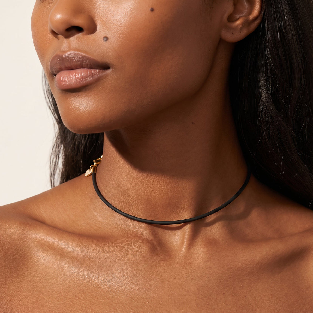 Kendall Black Rubber Cord
