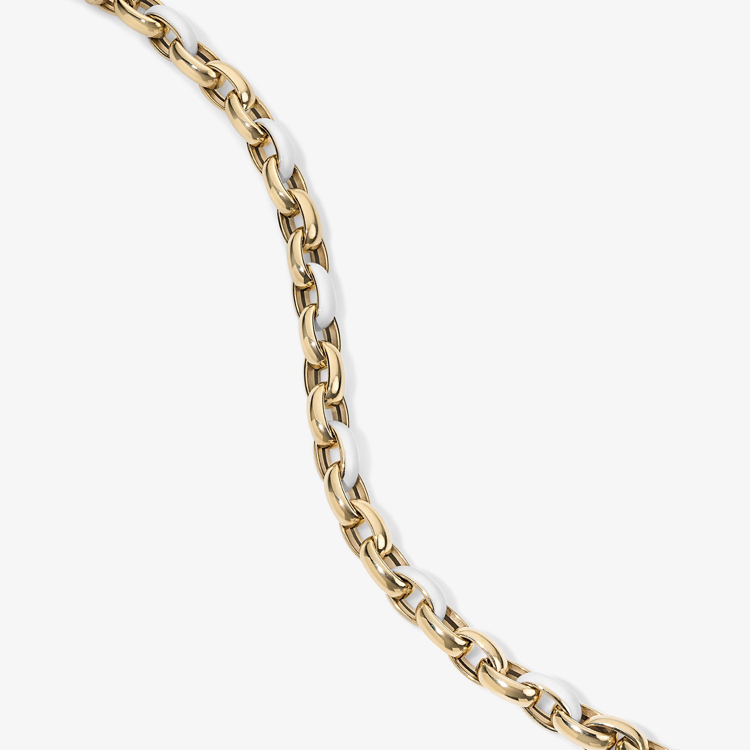 Madison Enamel Oval Link Bracelet