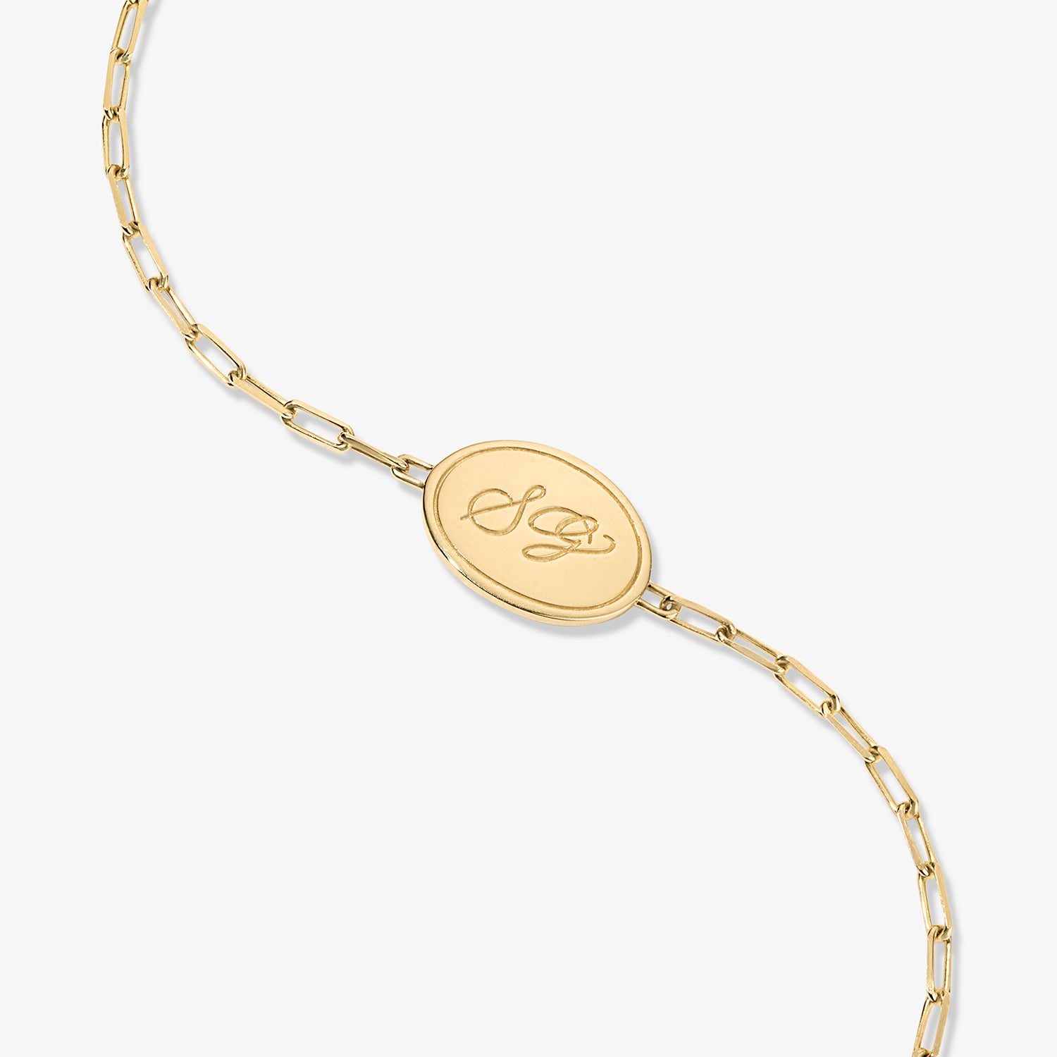 Kelly Monogram Medallion Bracelet
