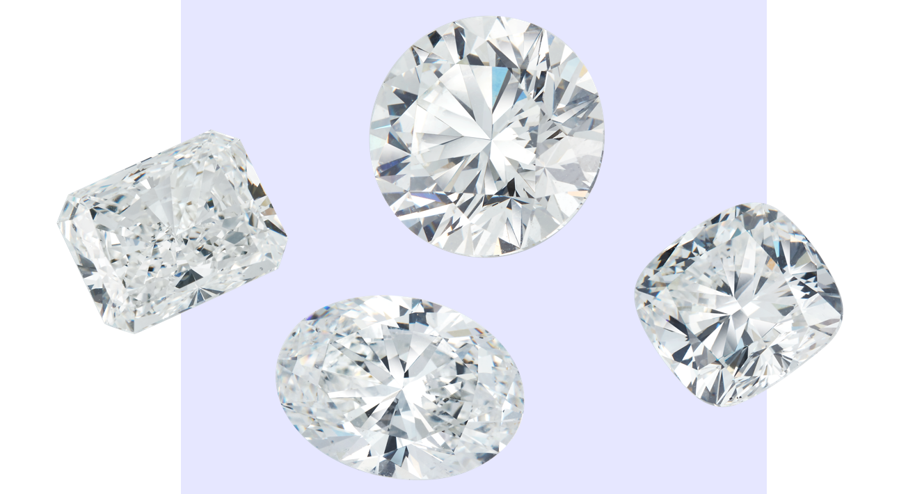 Vogati 0.04 Cts Diamond & 2.86 Cts AAA Garnet Ring in 14K White