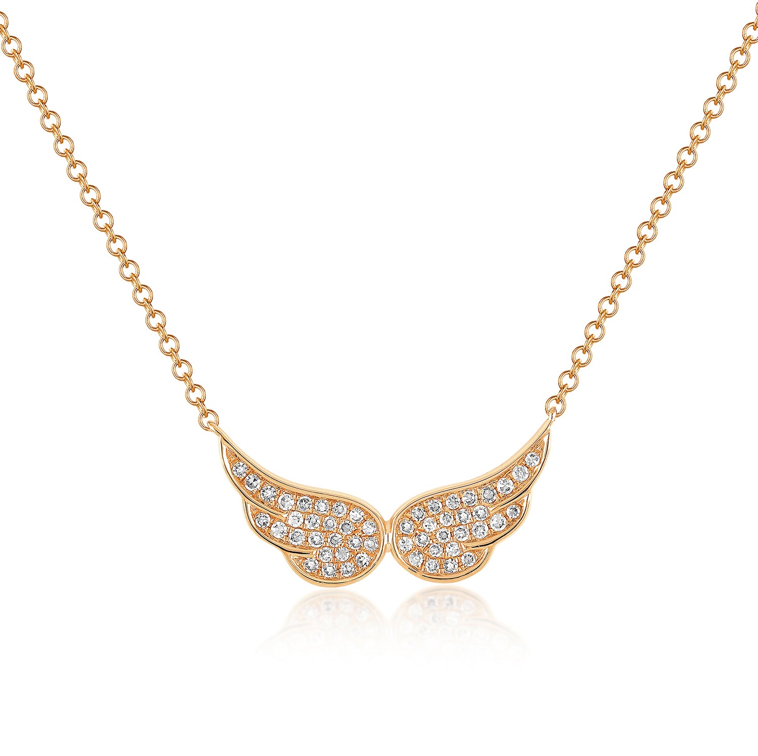 Diamond wing deals necklace