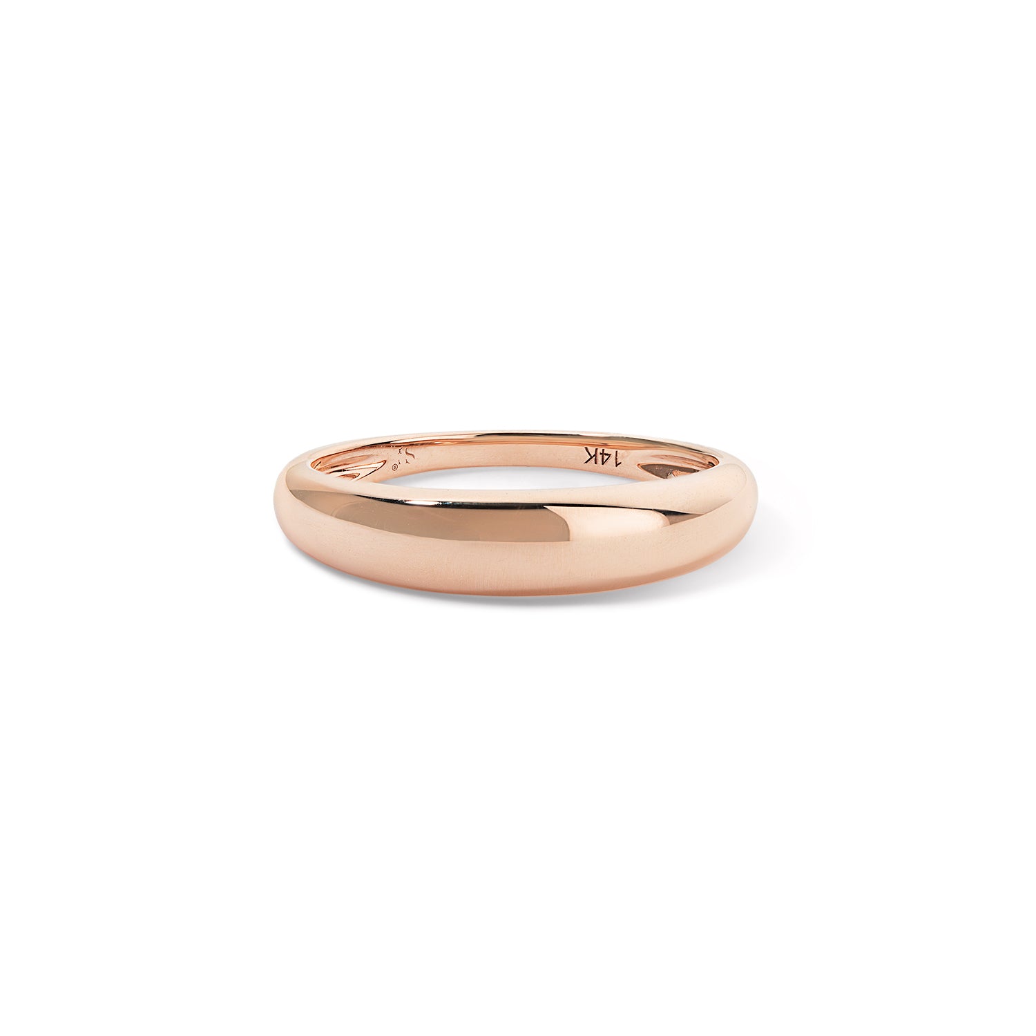 Gold Domed Stack Ring