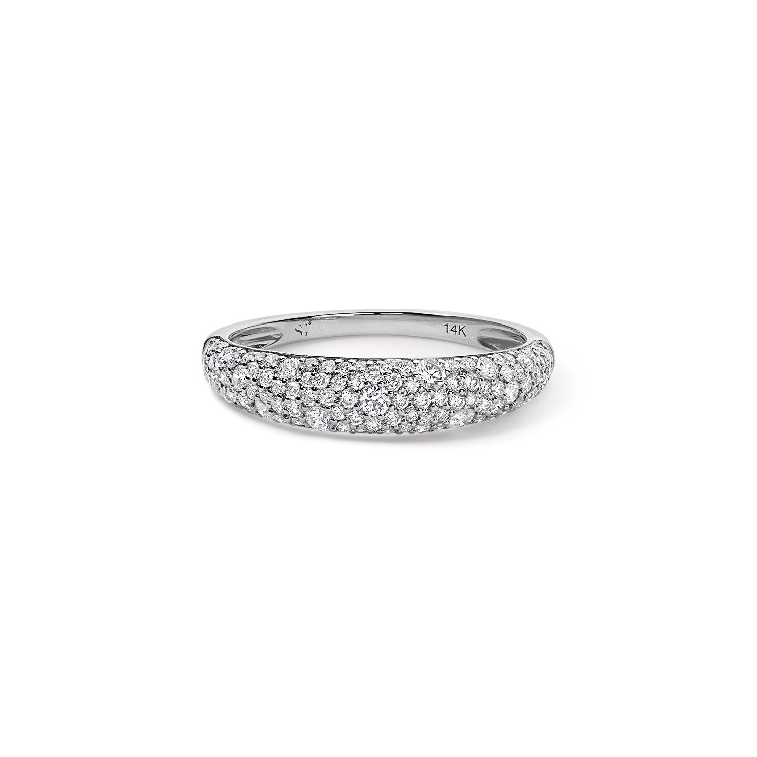 Madison Diamond Domed Stack Ring