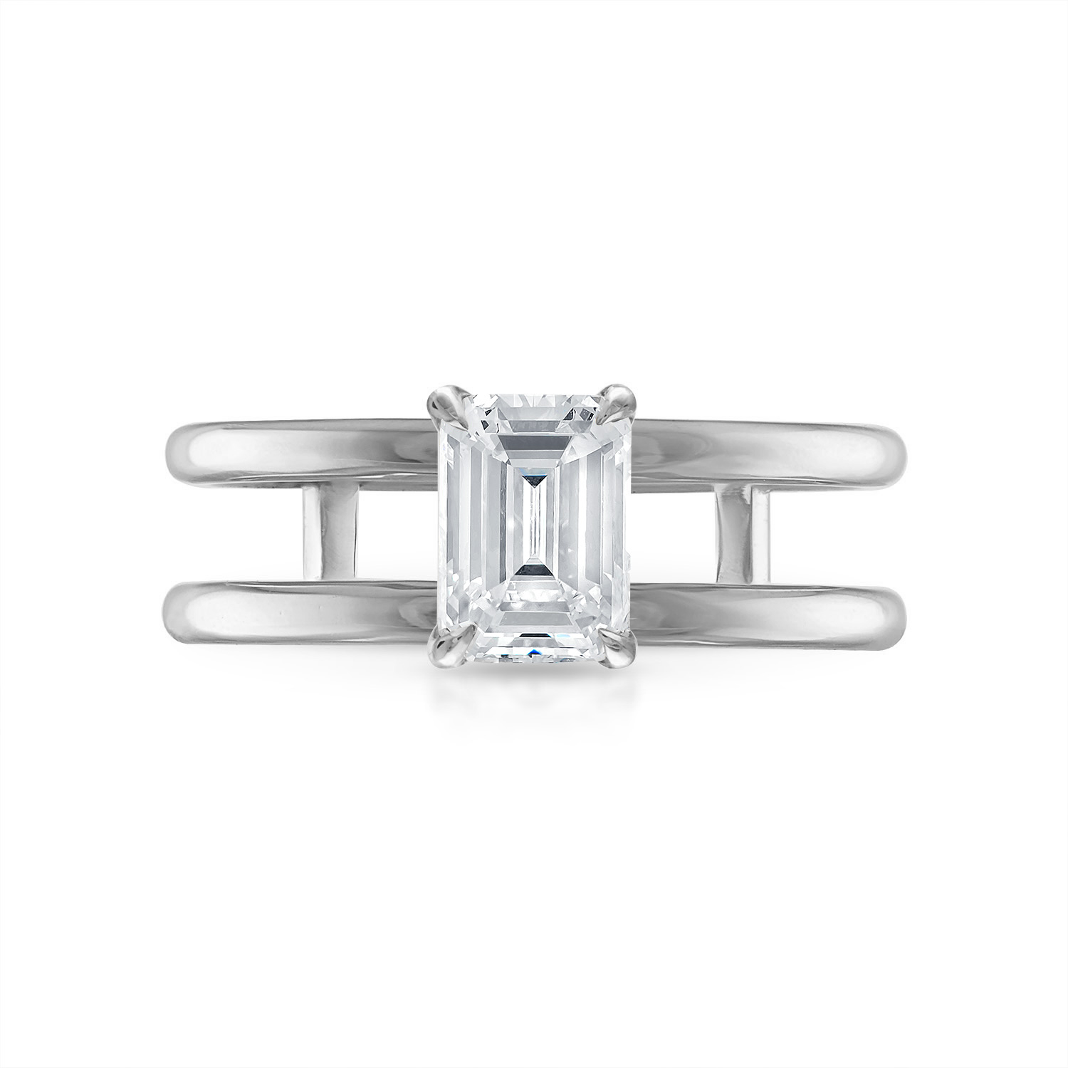 2.01CT Emerald Cut + Choose Your Setting