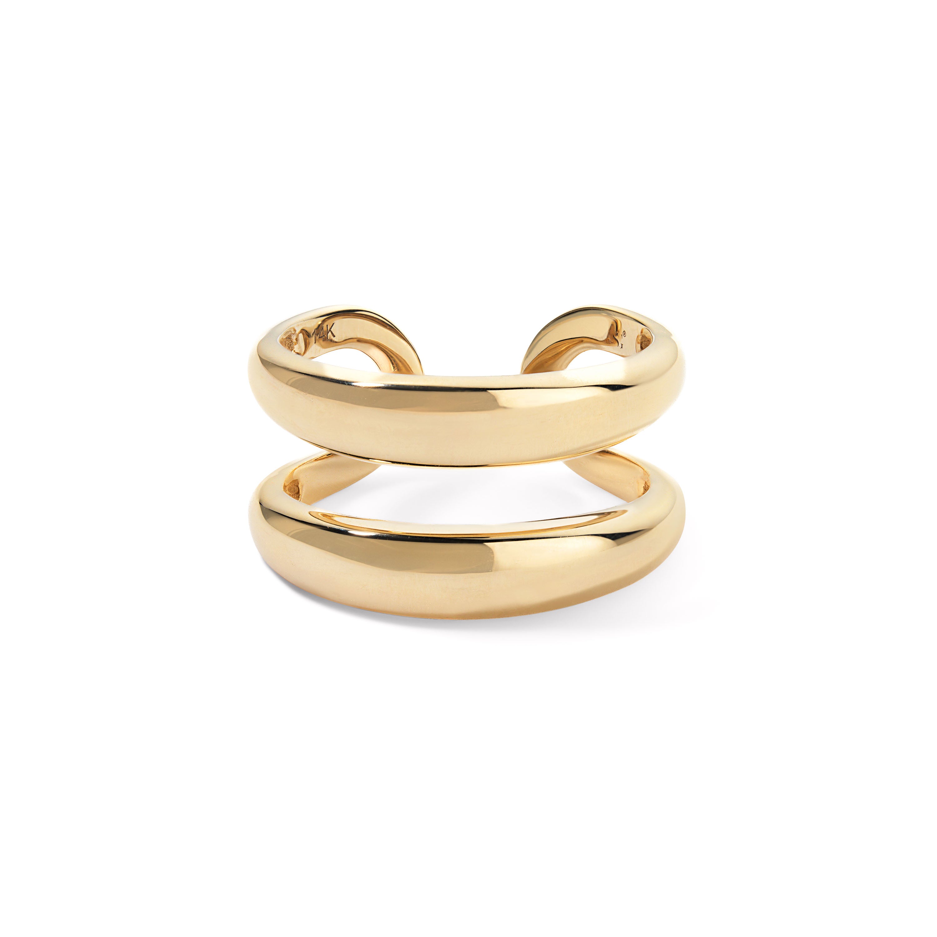 Gold Double Domed Ring