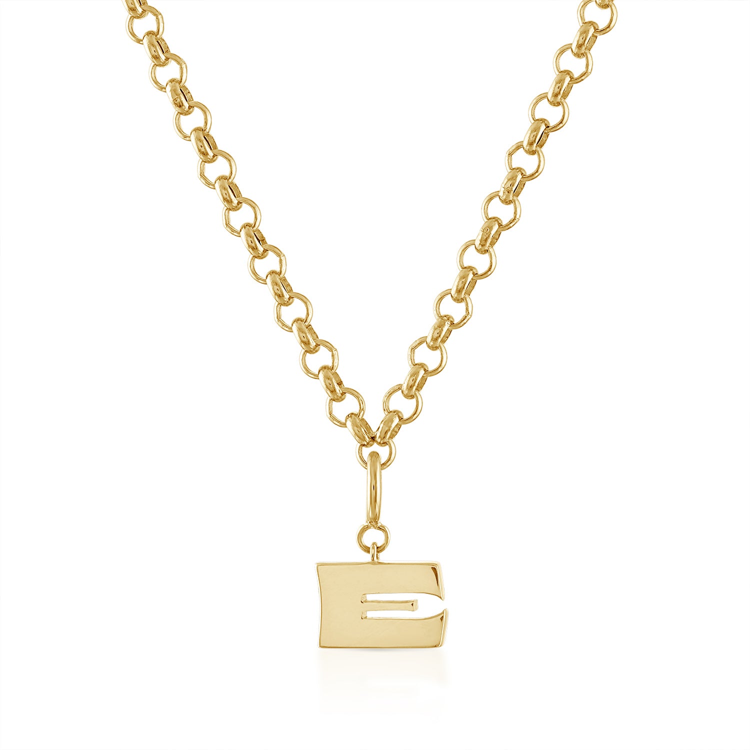 More is More Gold Letter Pendant