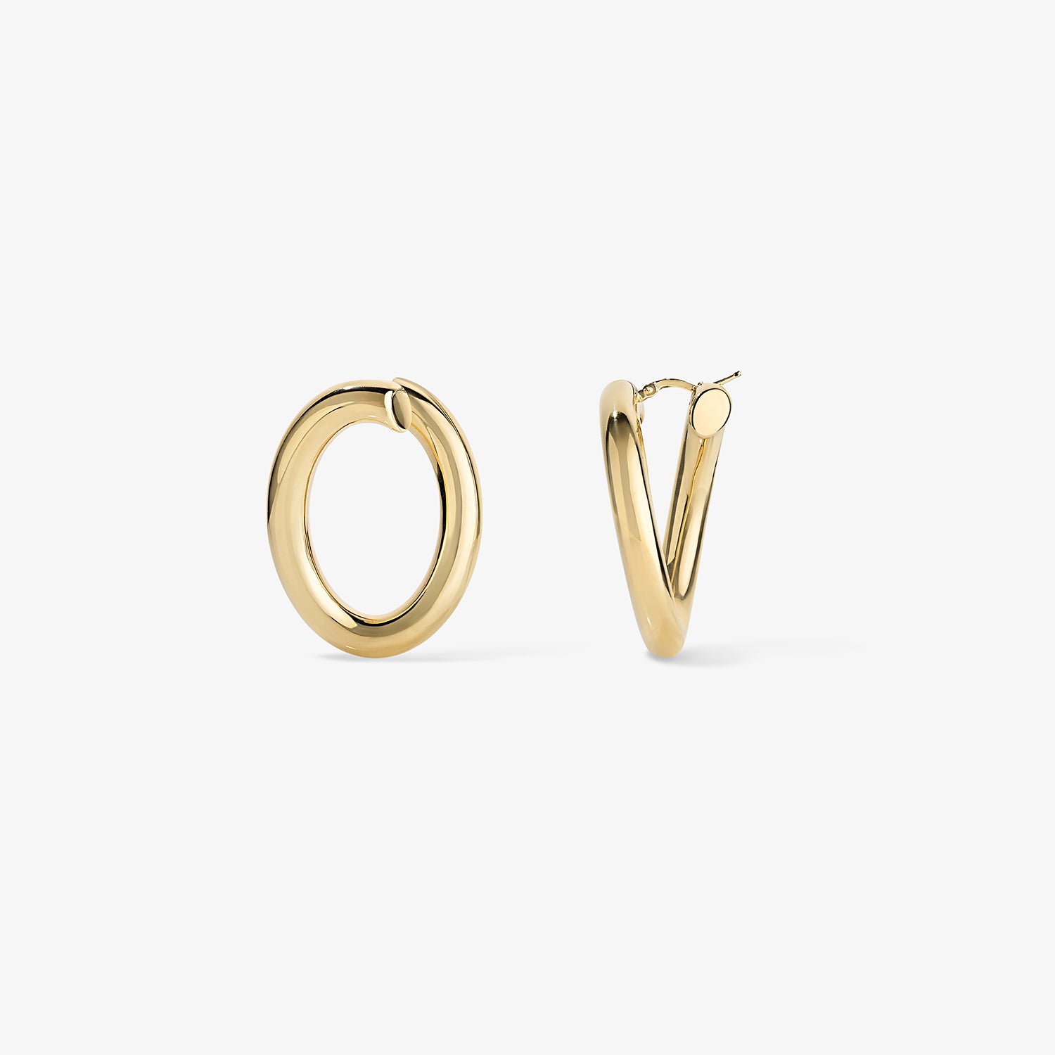 Madison Oval Domed Earrings