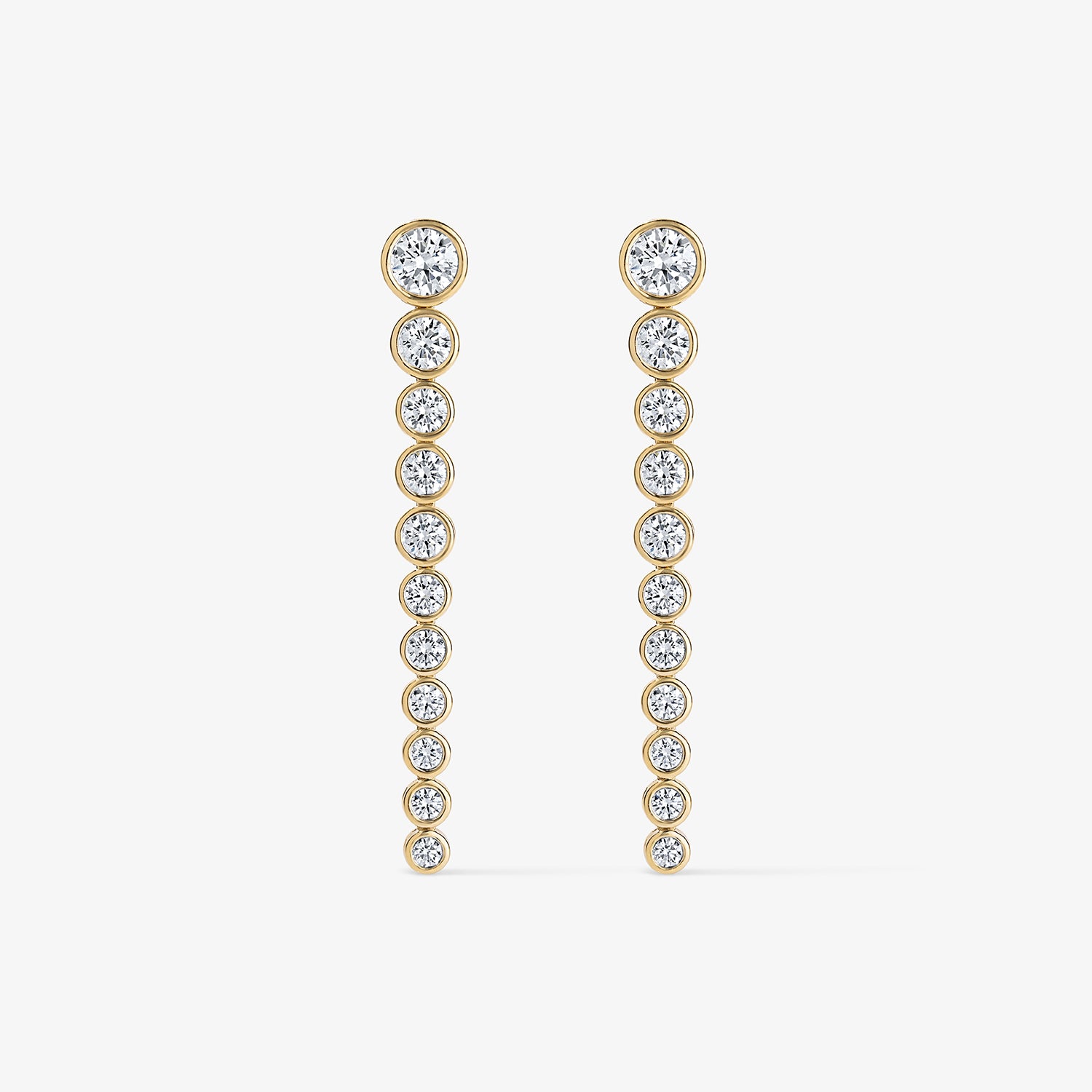 5.88CT Margot Bezel Drop Earrings
