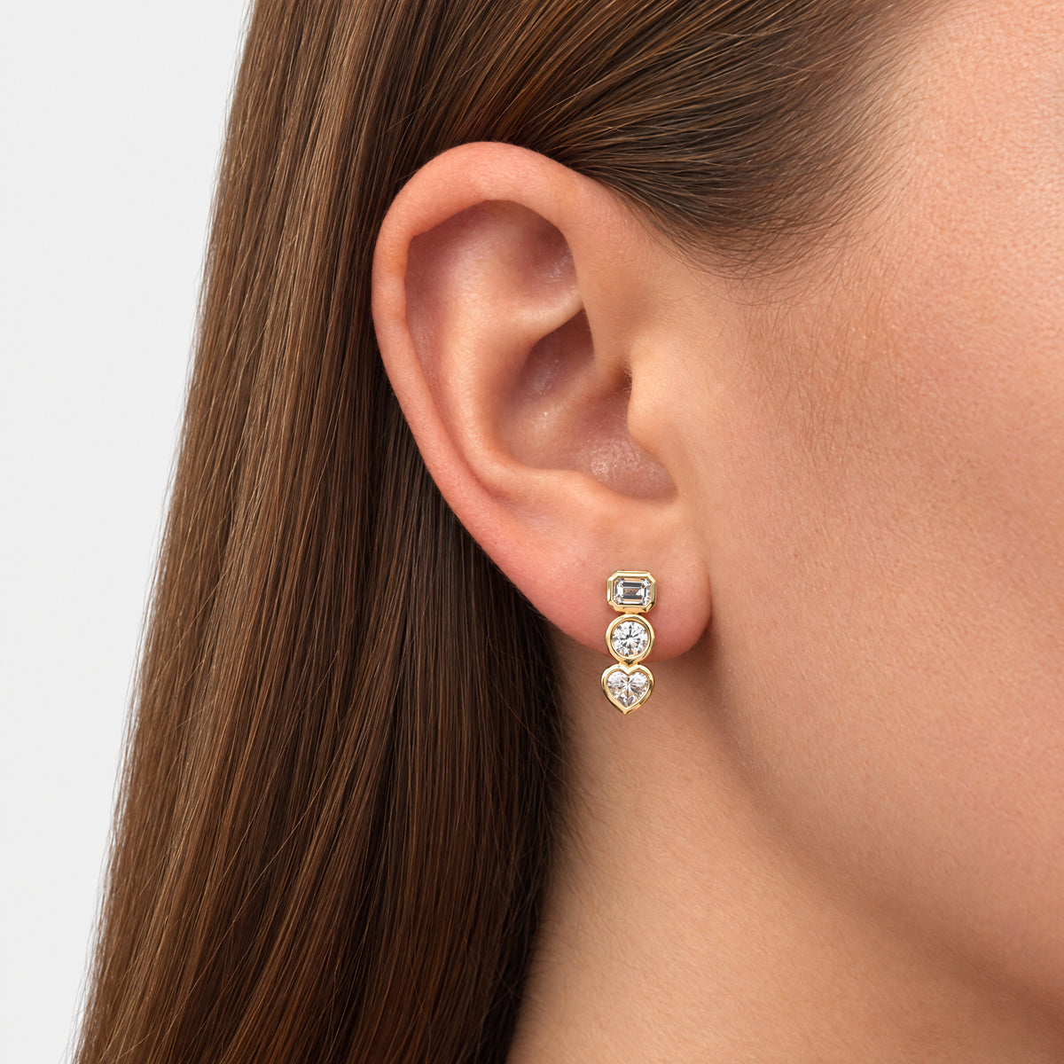 Coco Lab Diamond Mixed Shape Studs