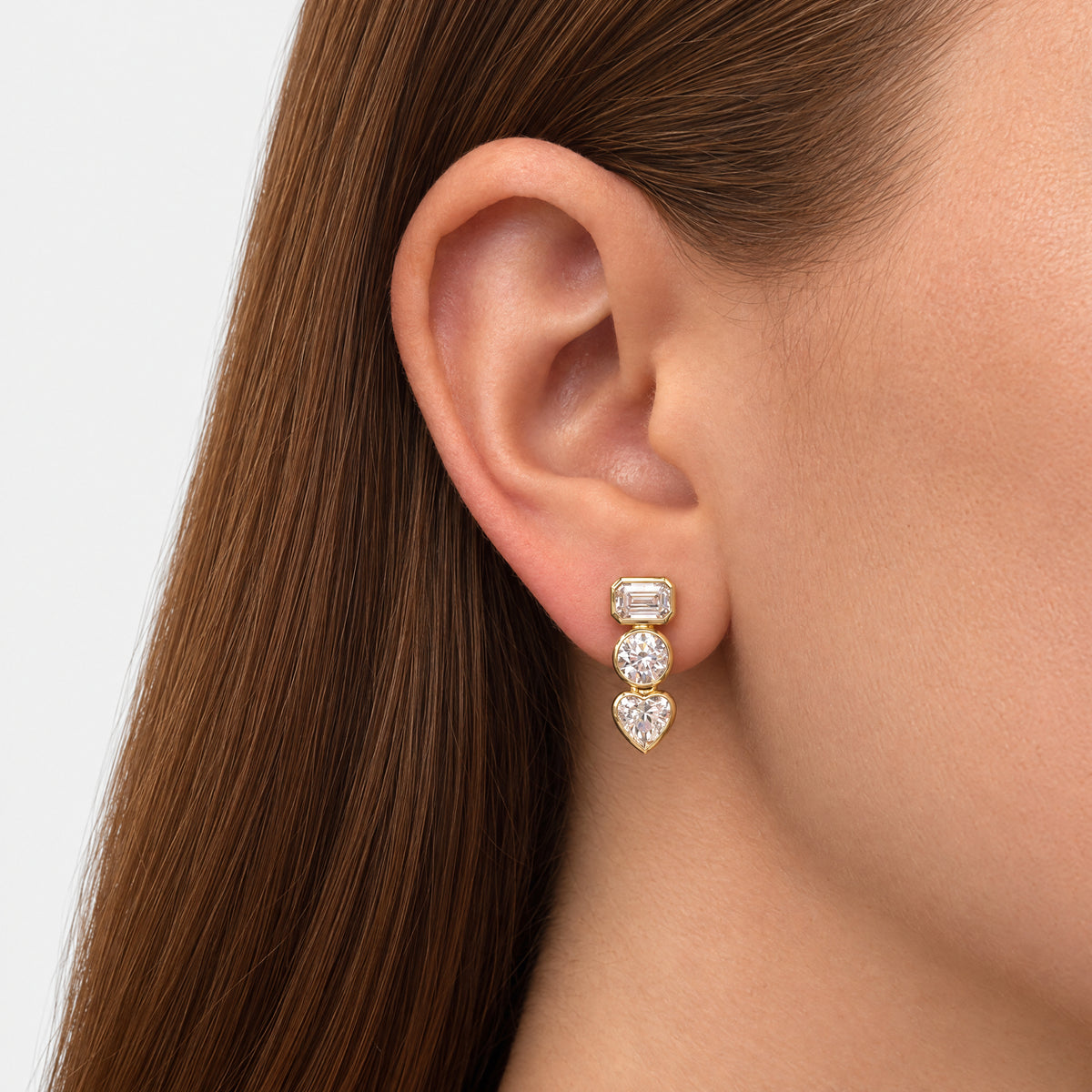 Coco Lab Diamond Mixed Shape Studs